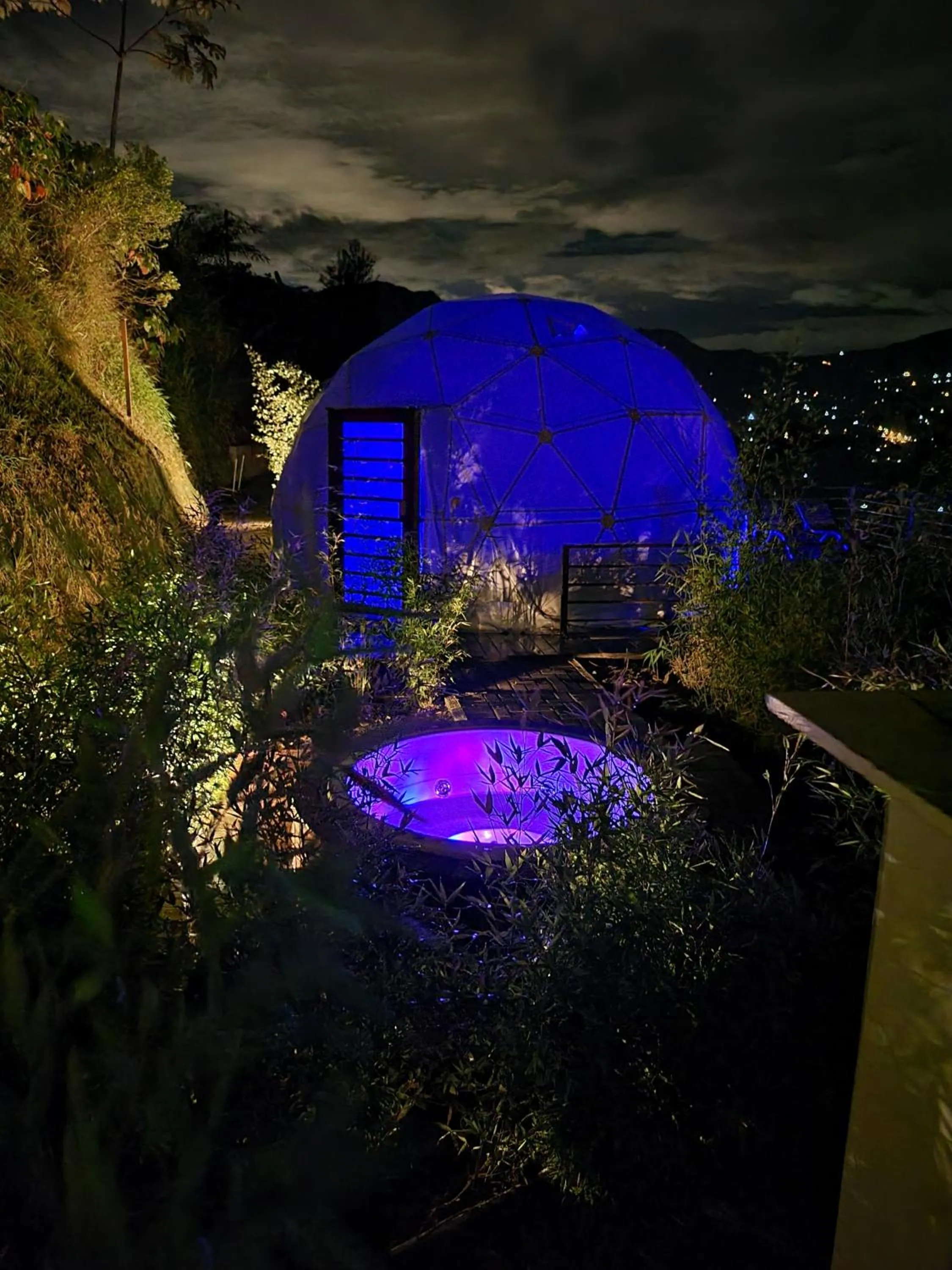 Hot Tub in Solaris Glamping Exclusive