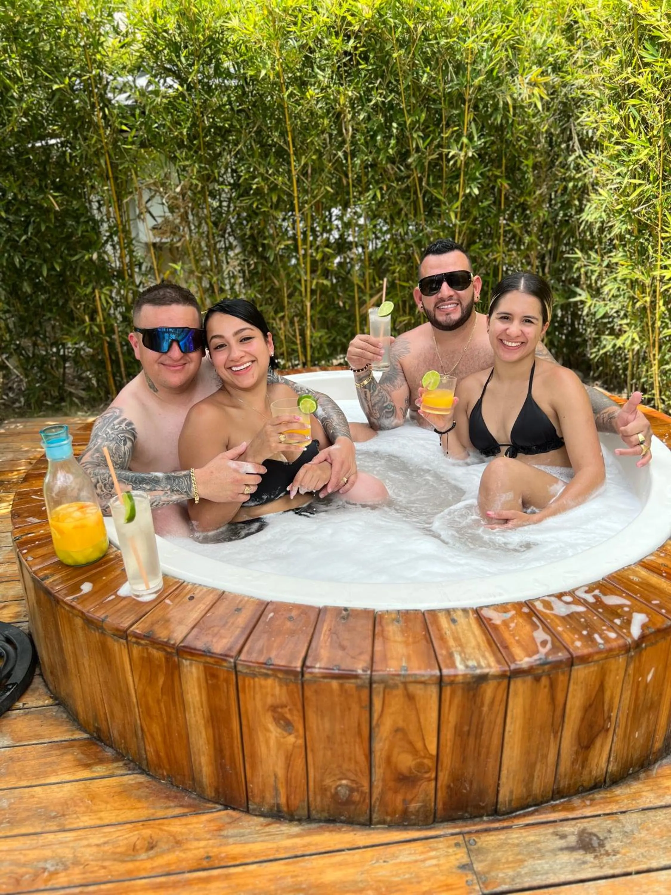 Hot Tub in Solaris Glamping Exclusive