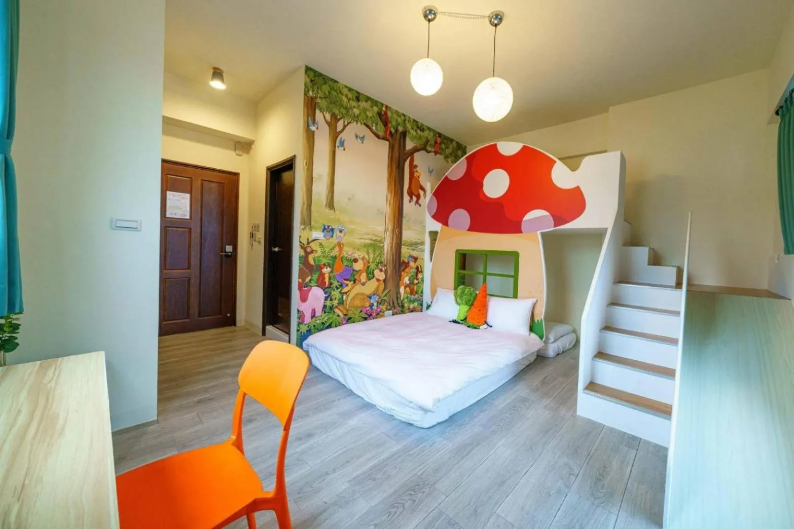 Bed in Sunlight Forest Homestay