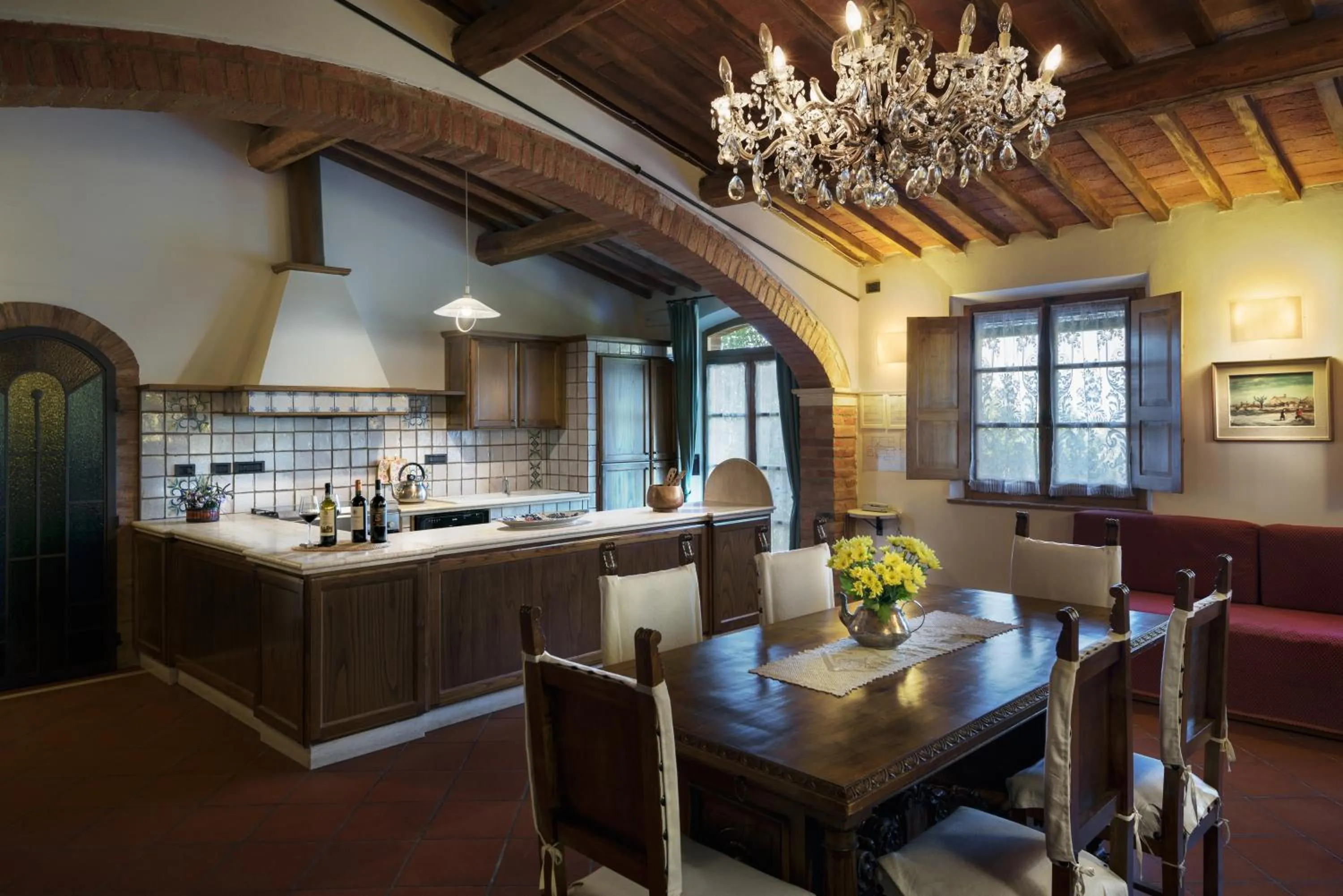 Kitchen or kitchenette in La Casa Delle Querce