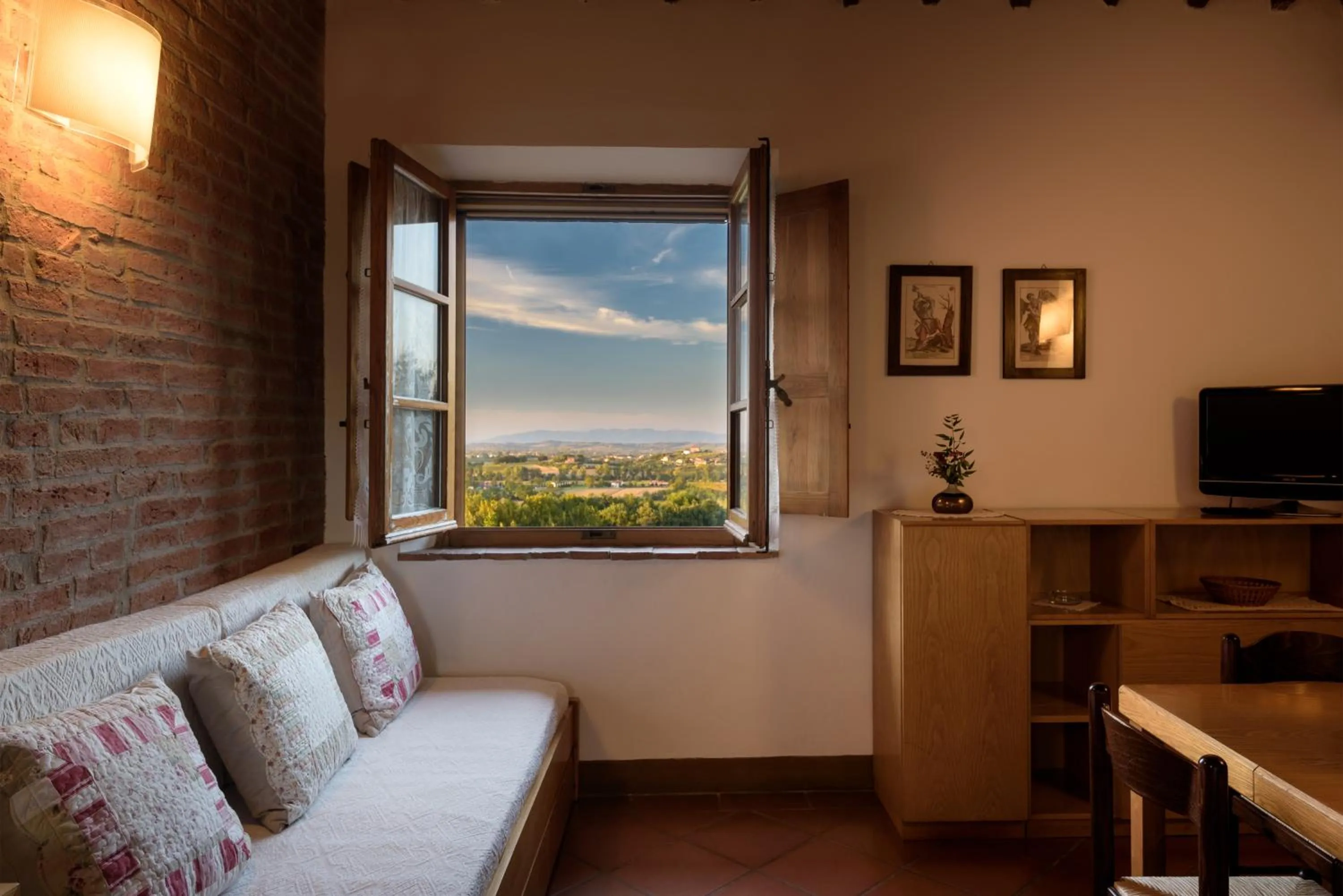 Living room in La Casa Delle Querce