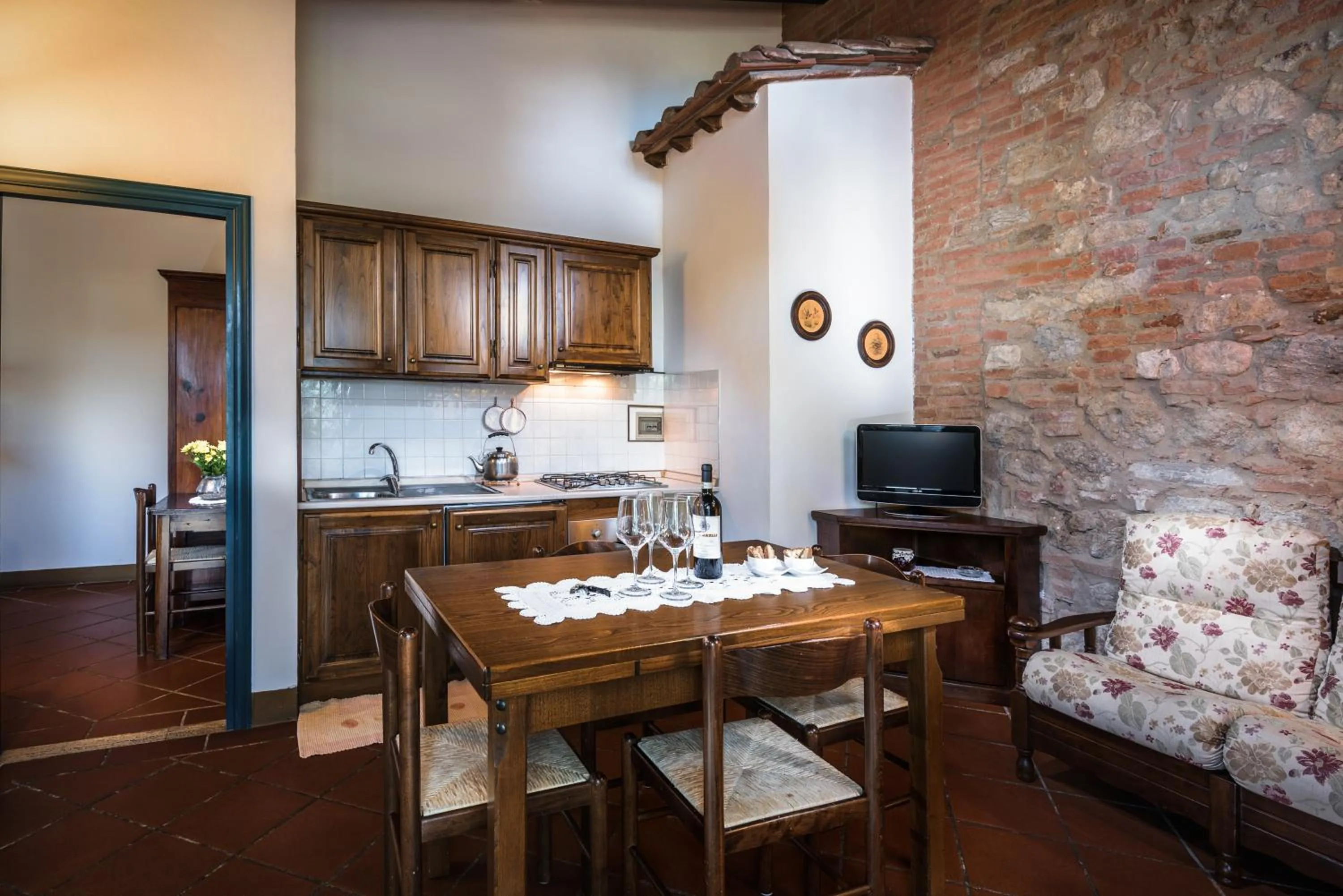 Dining area in La Casa Delle Querce