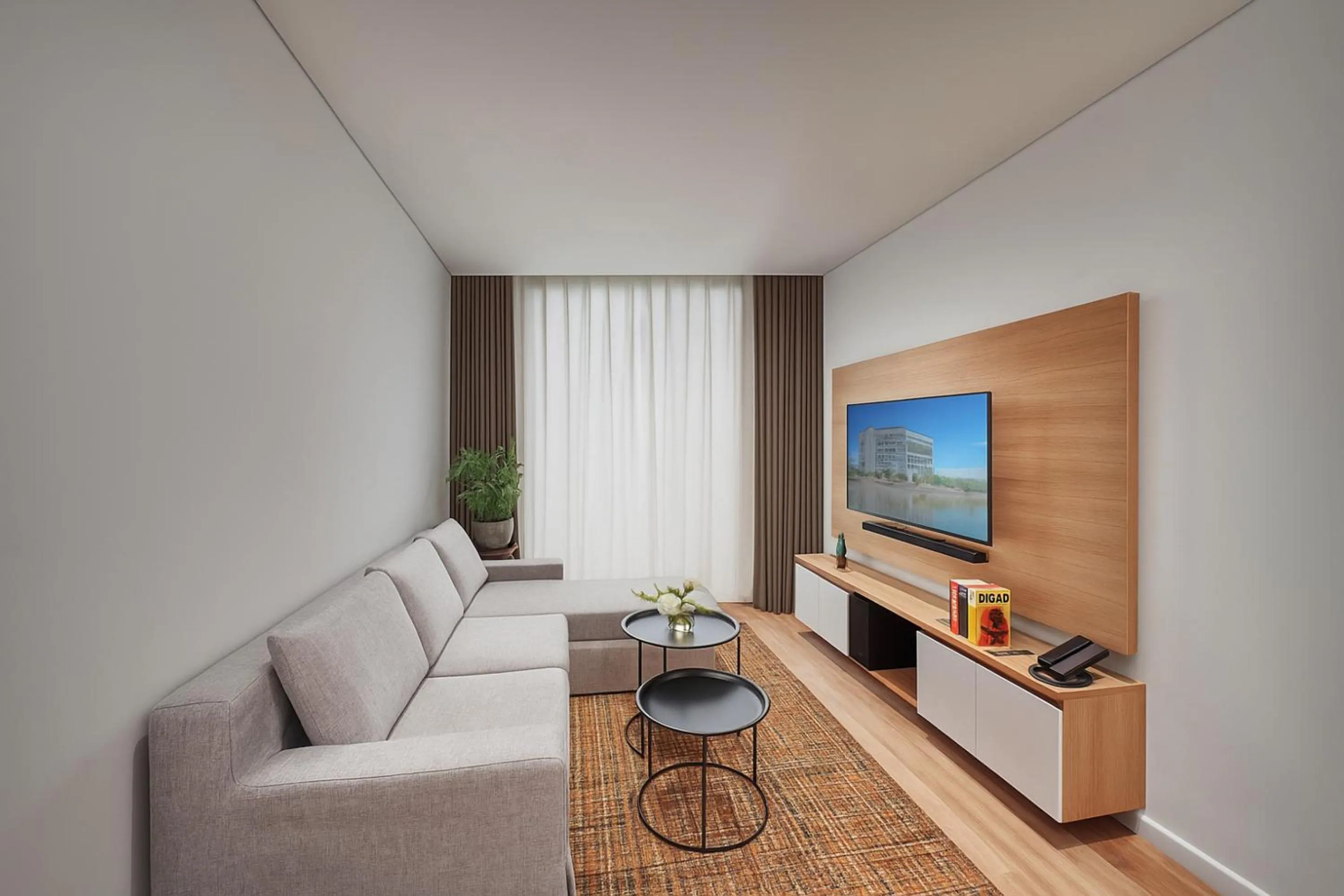 Living room in PARKROYAL Serviced Suites Hanoi