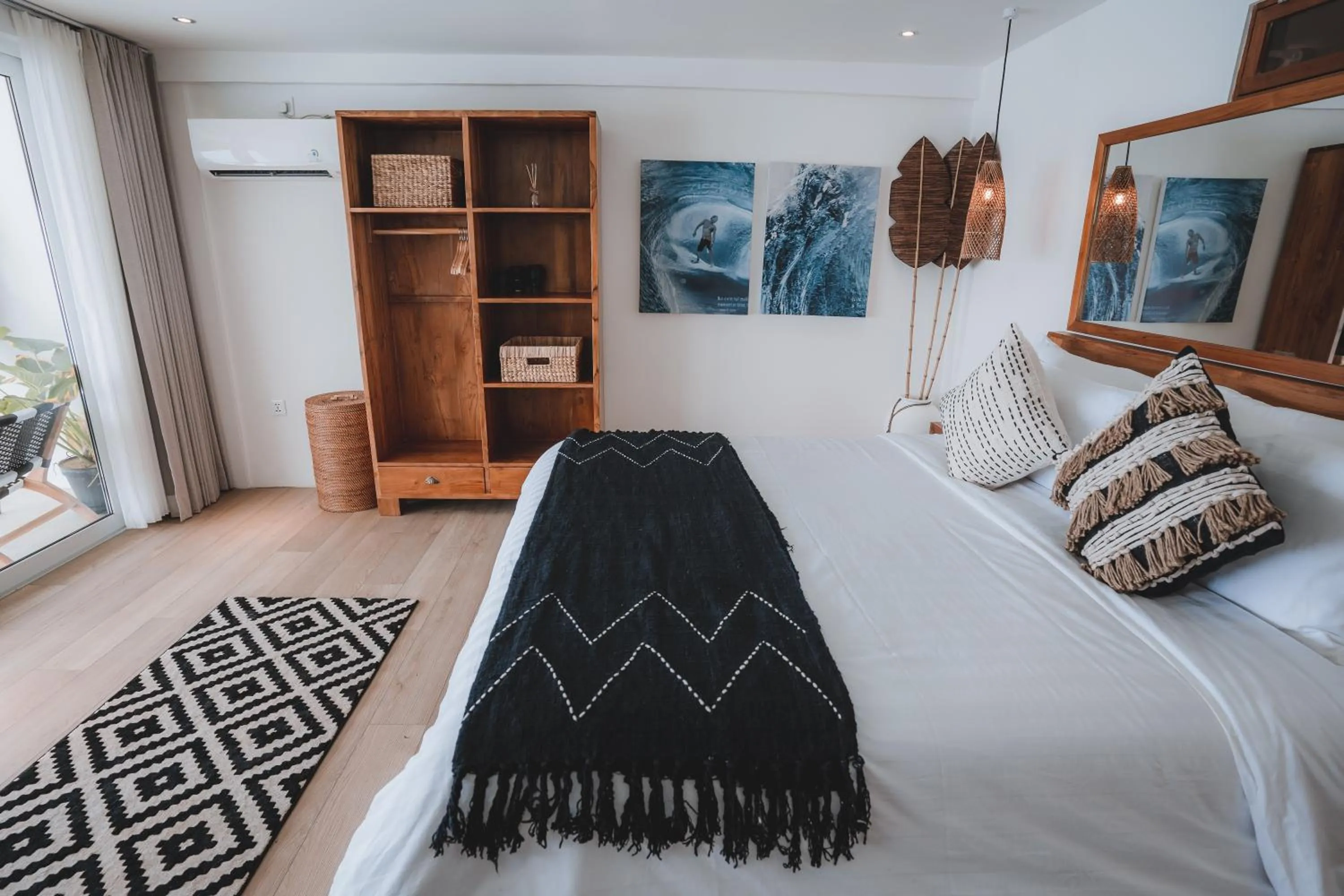 Bed in Legends Beachfront Resort