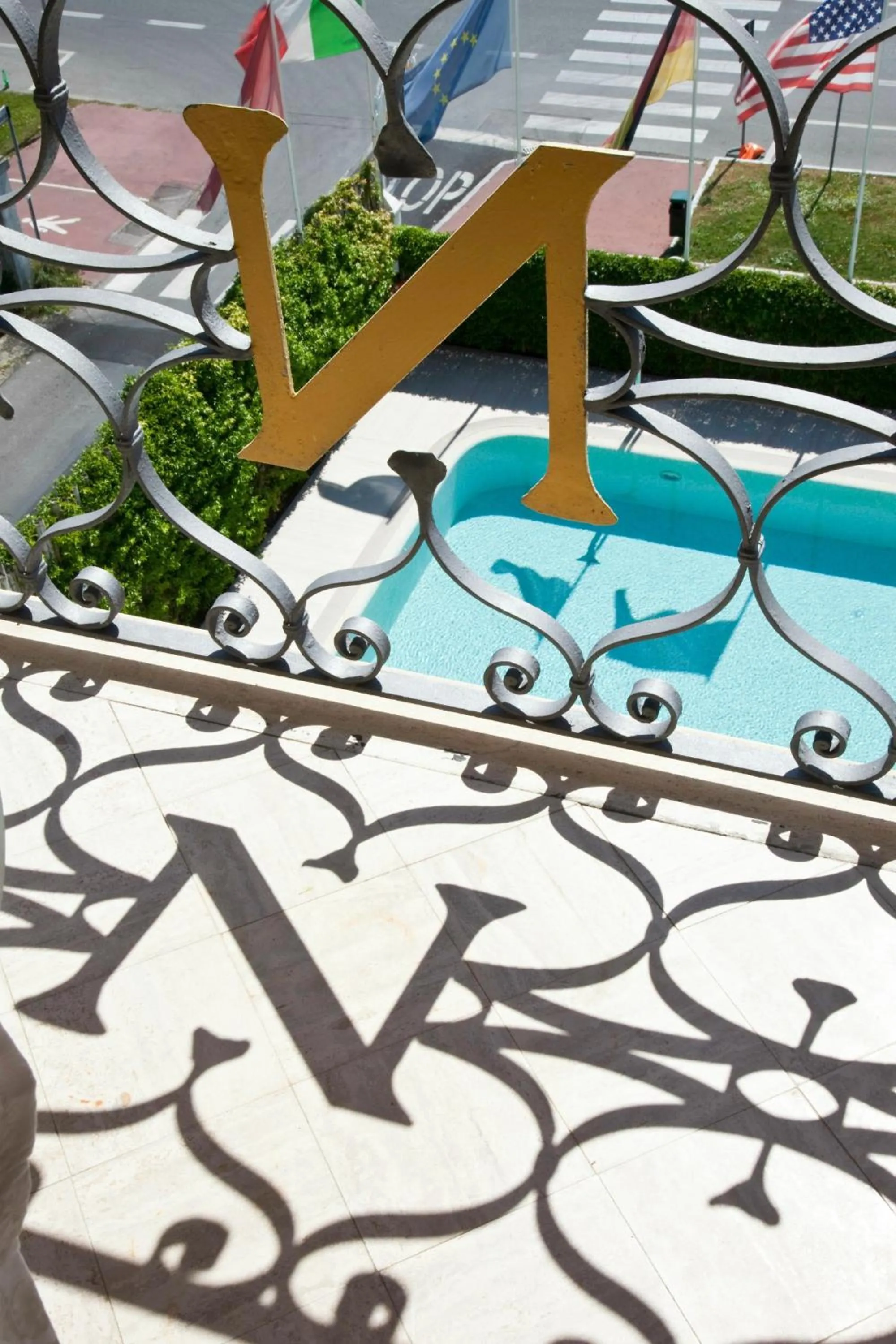 Balcony/Terrace in Hotel Il Negresco