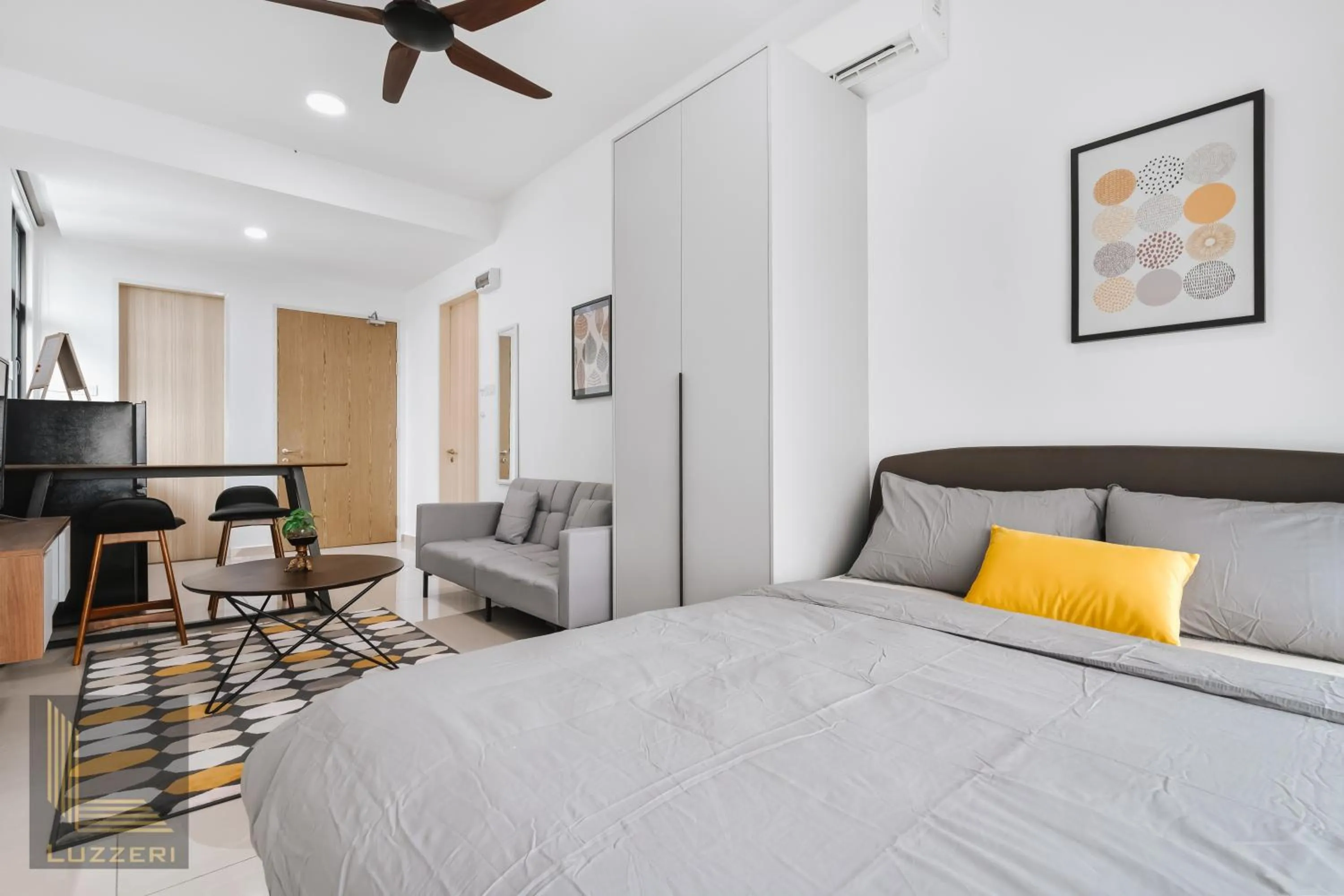 Bed in Legasi Kampung Baru Guesthouse