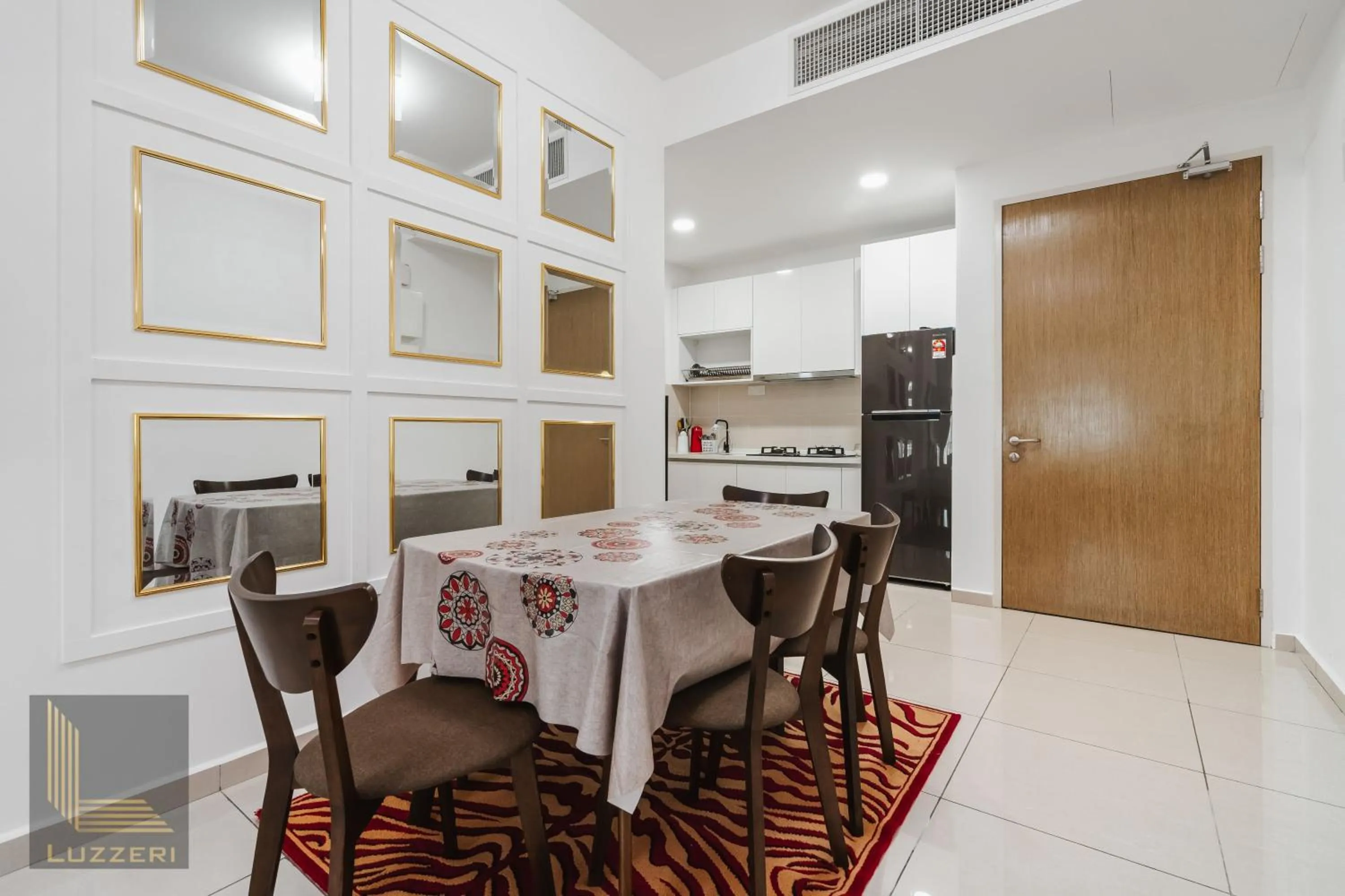 Living room in Legasi Kampung Baru Guesthouse