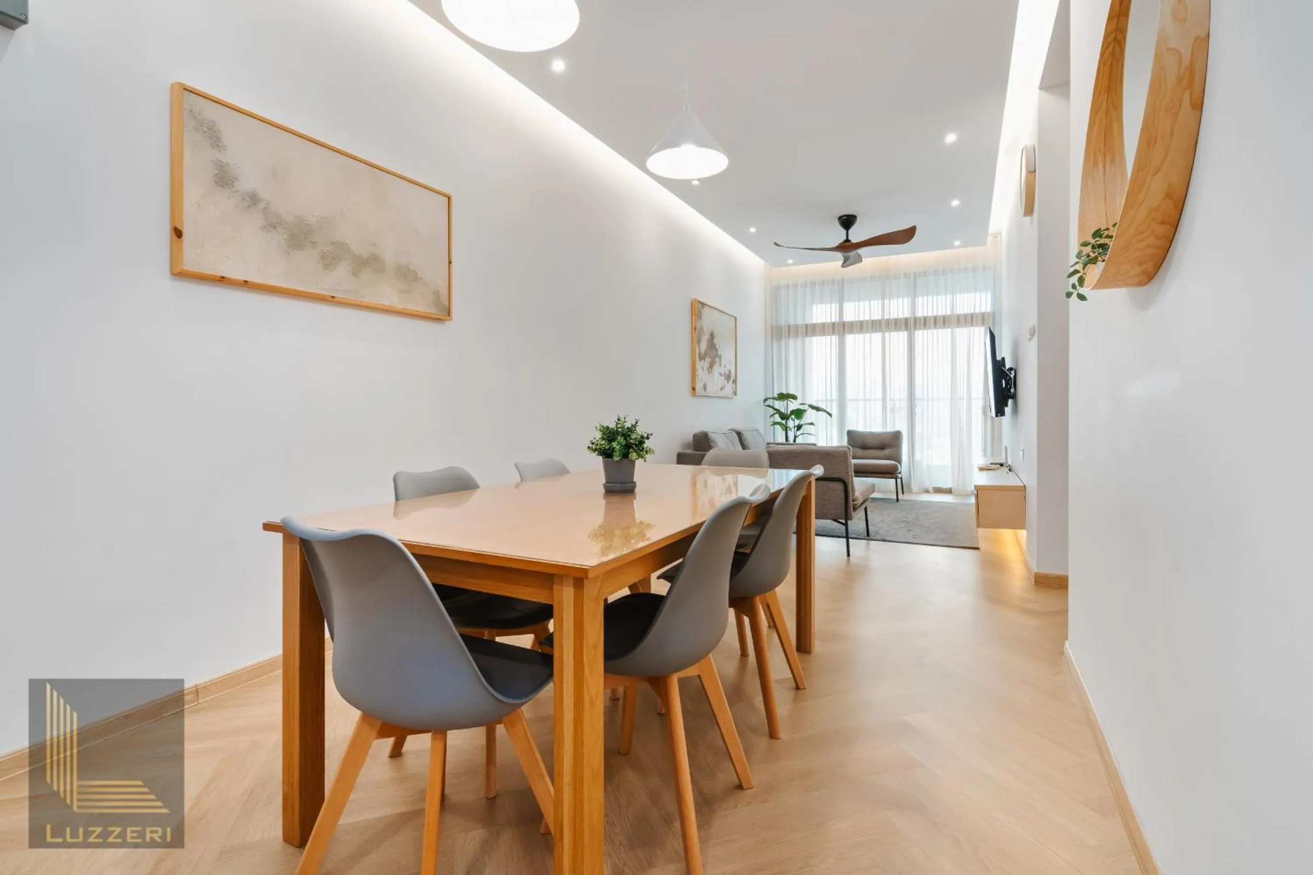 Living room in Legasi Kampung Baru Guesthouse