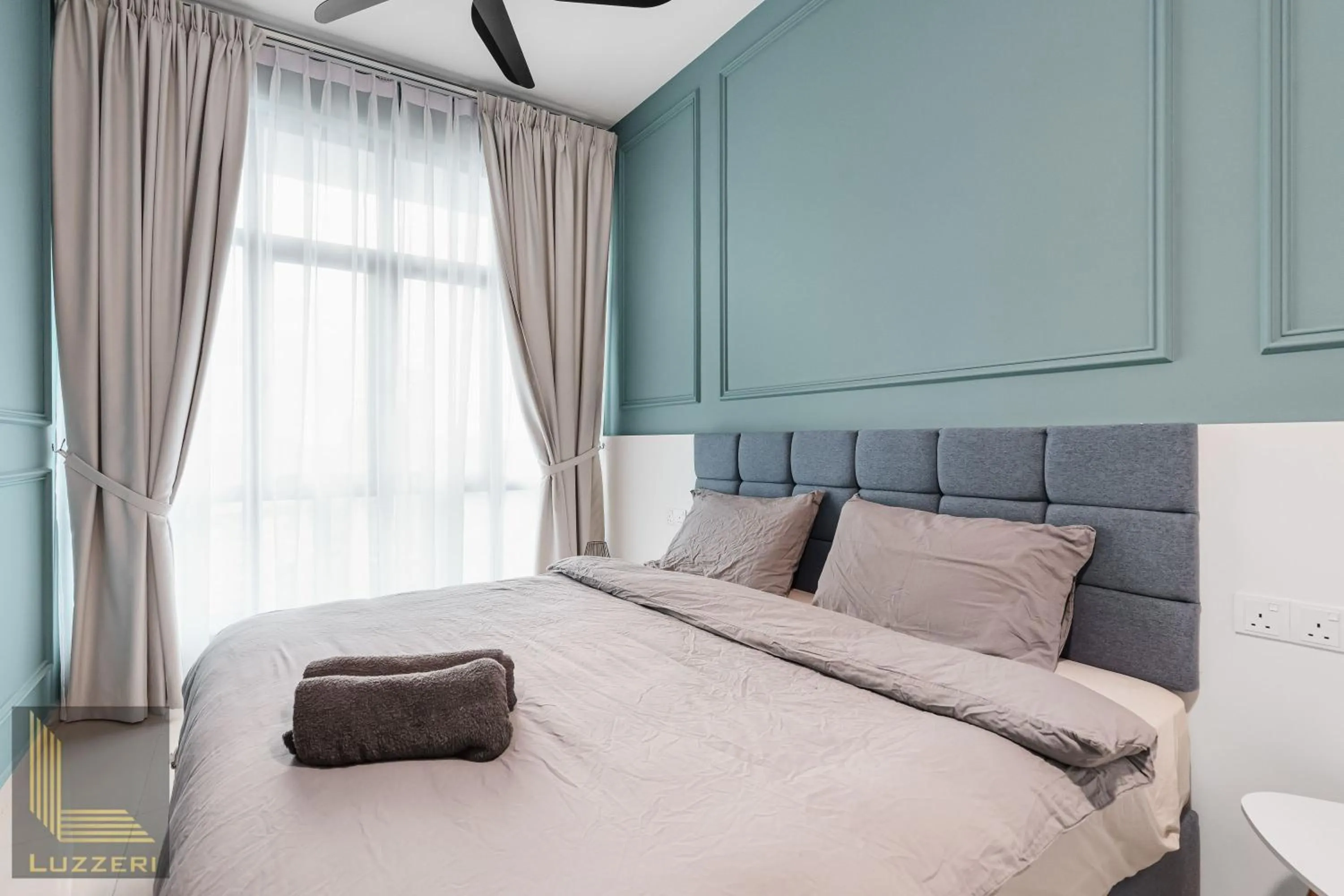 Bed in Legasi Kampung Baru Guesthouse