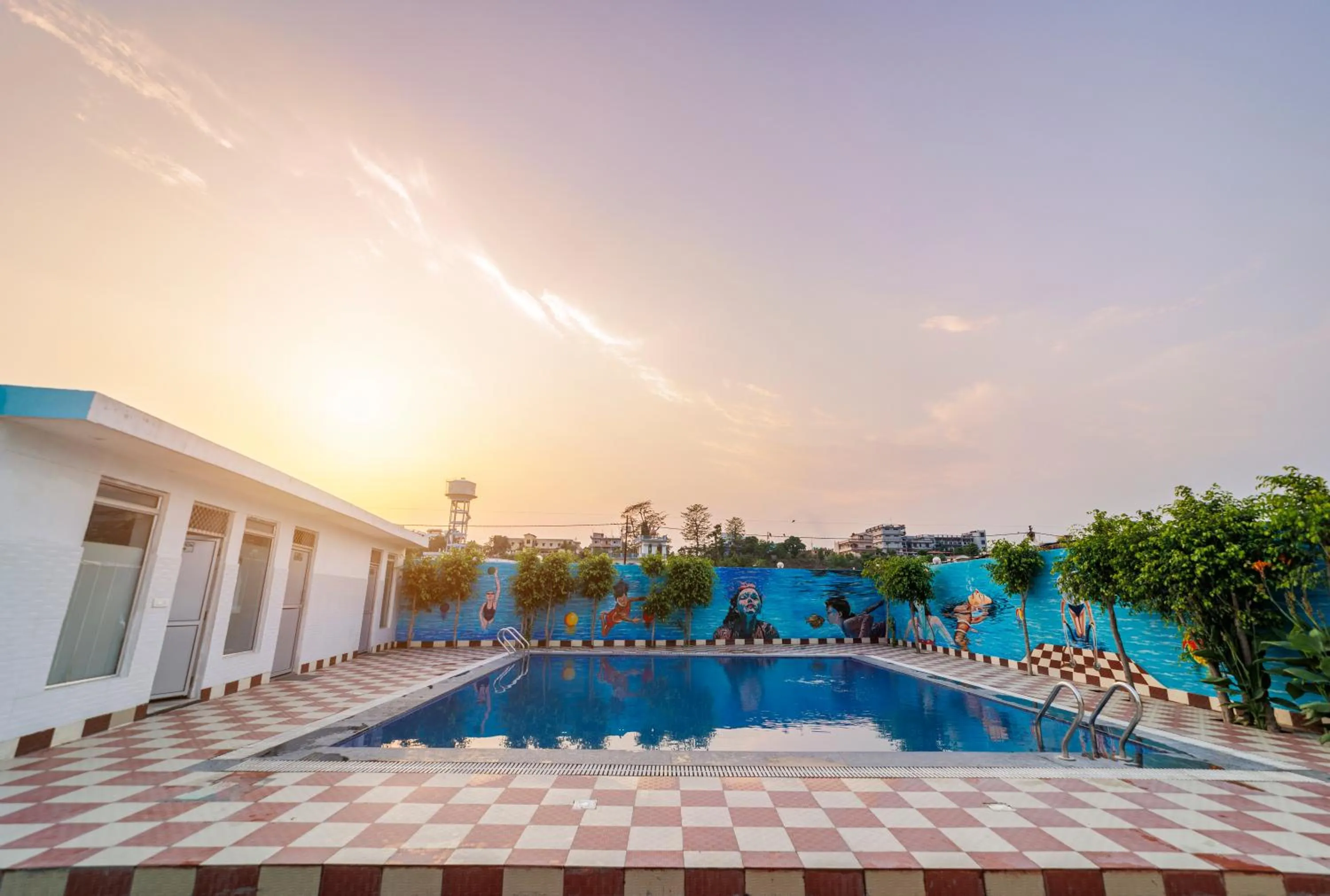 Swimming pool in INDE Reva Resorts Rishhikesh