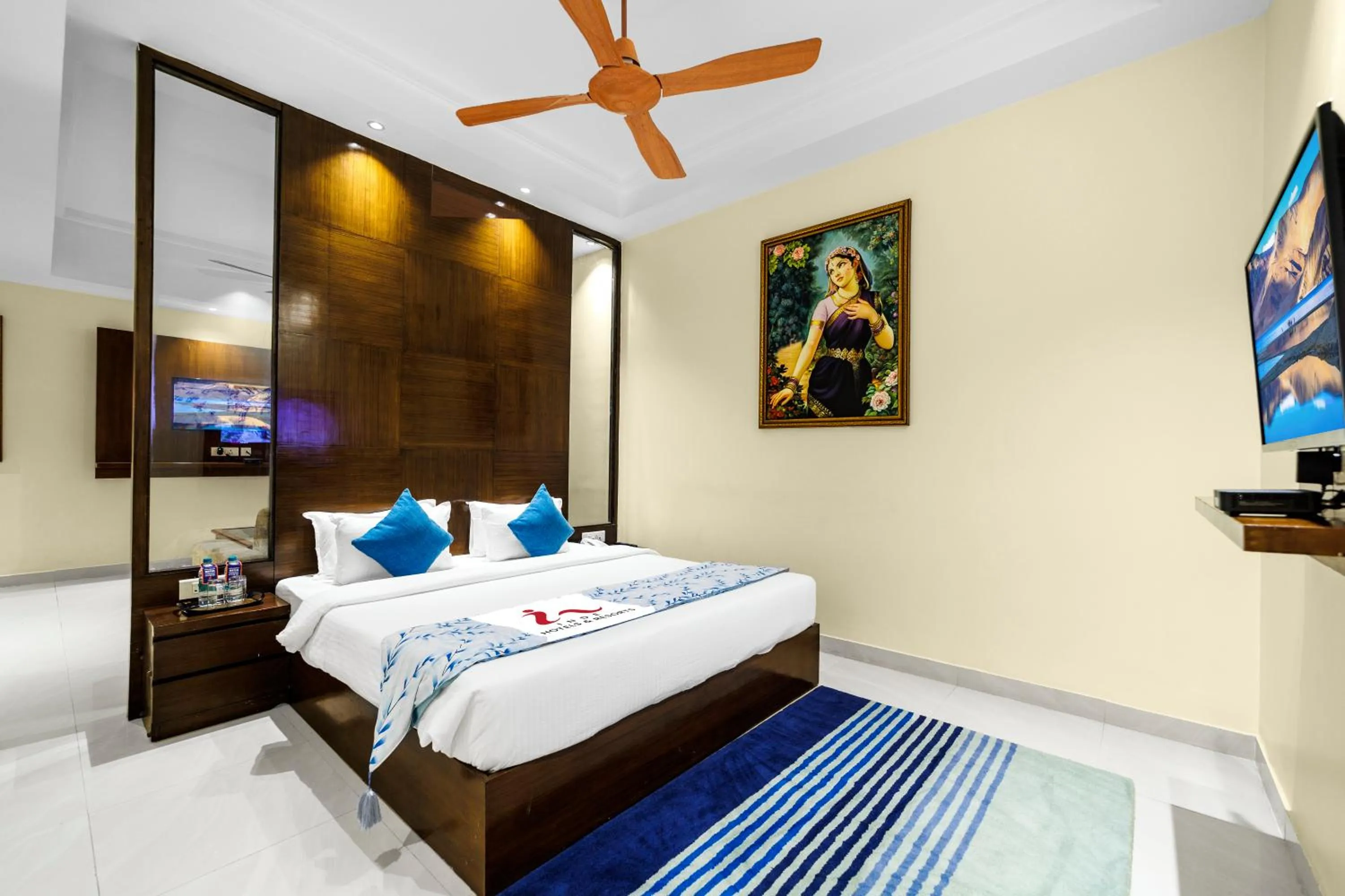 Bed in INDE Reva Resorts Rishhikesh