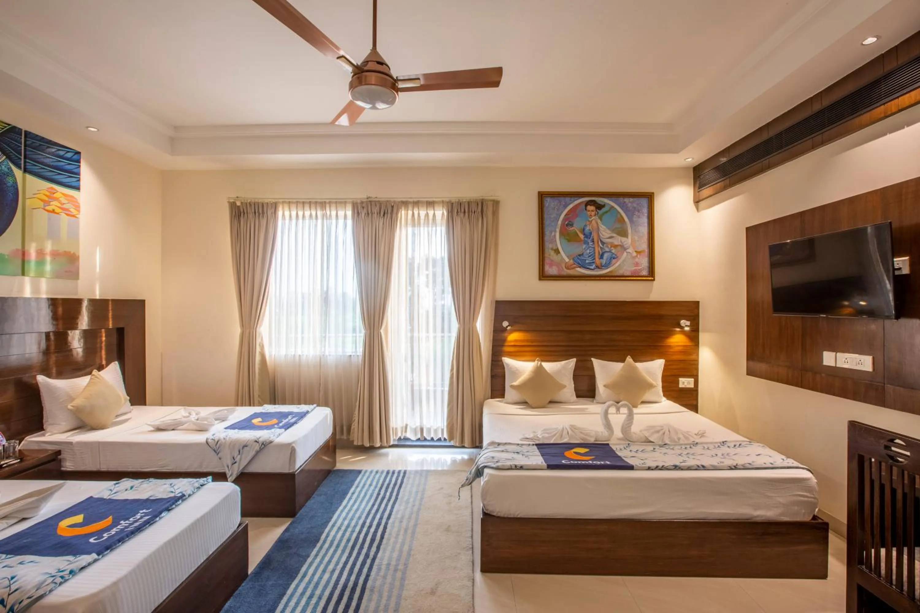 Photo of the whole room in INDE Reva Resorts Rishhikesh