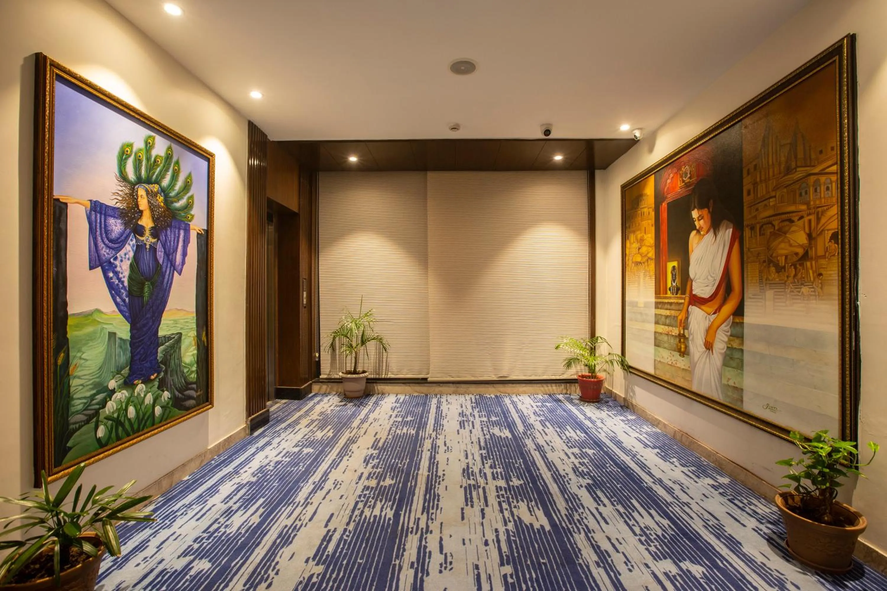 Decorative detail in INDE Reva Resorts Rishhikesh