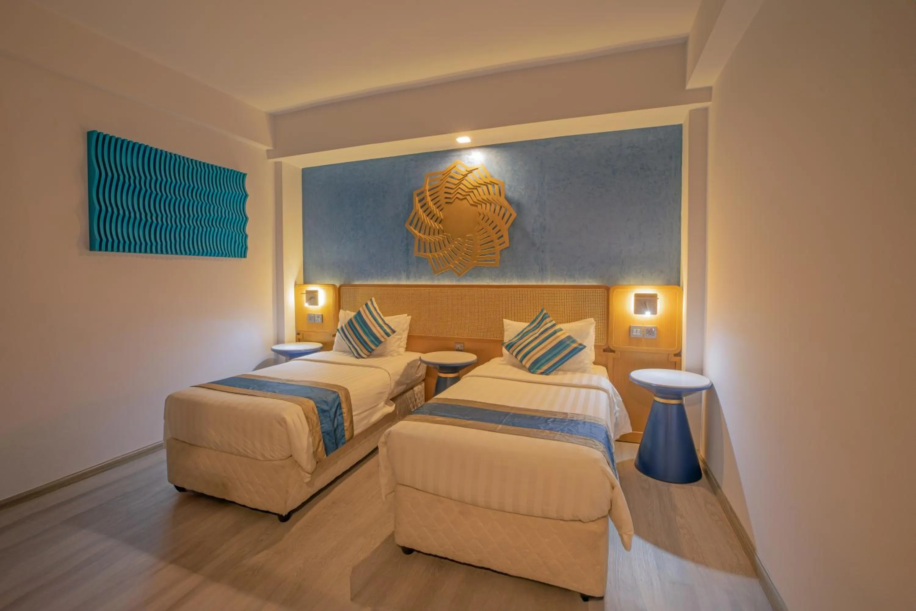 Bedroom, Bed in UMET Seaview Hotel with Free Airport Pick up and Drop T&C Apply