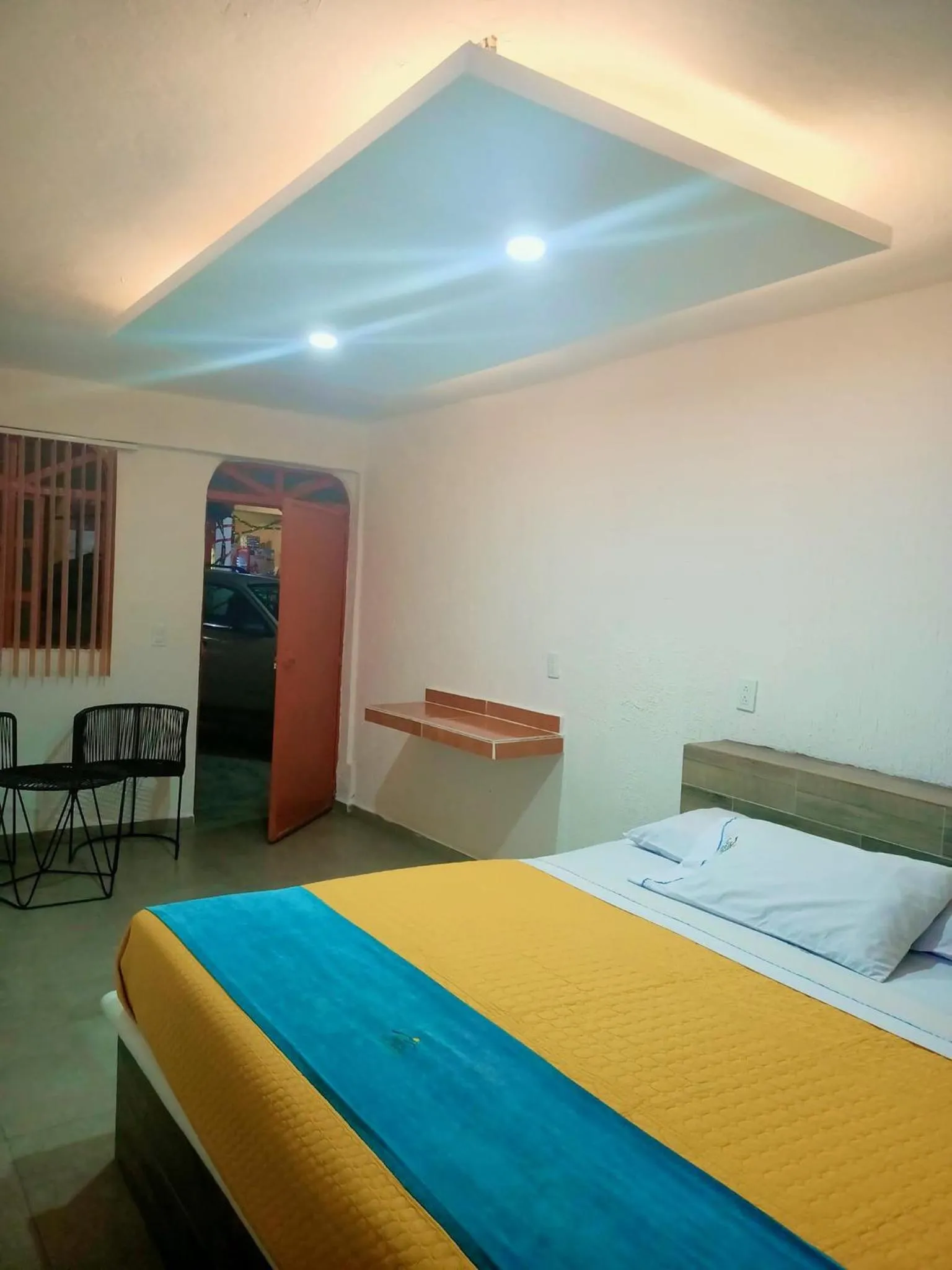 Bed in Hotel San Carlos Yautepec
