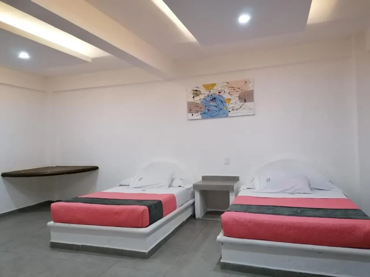 Bed in Hotel San Carlos Yautepec