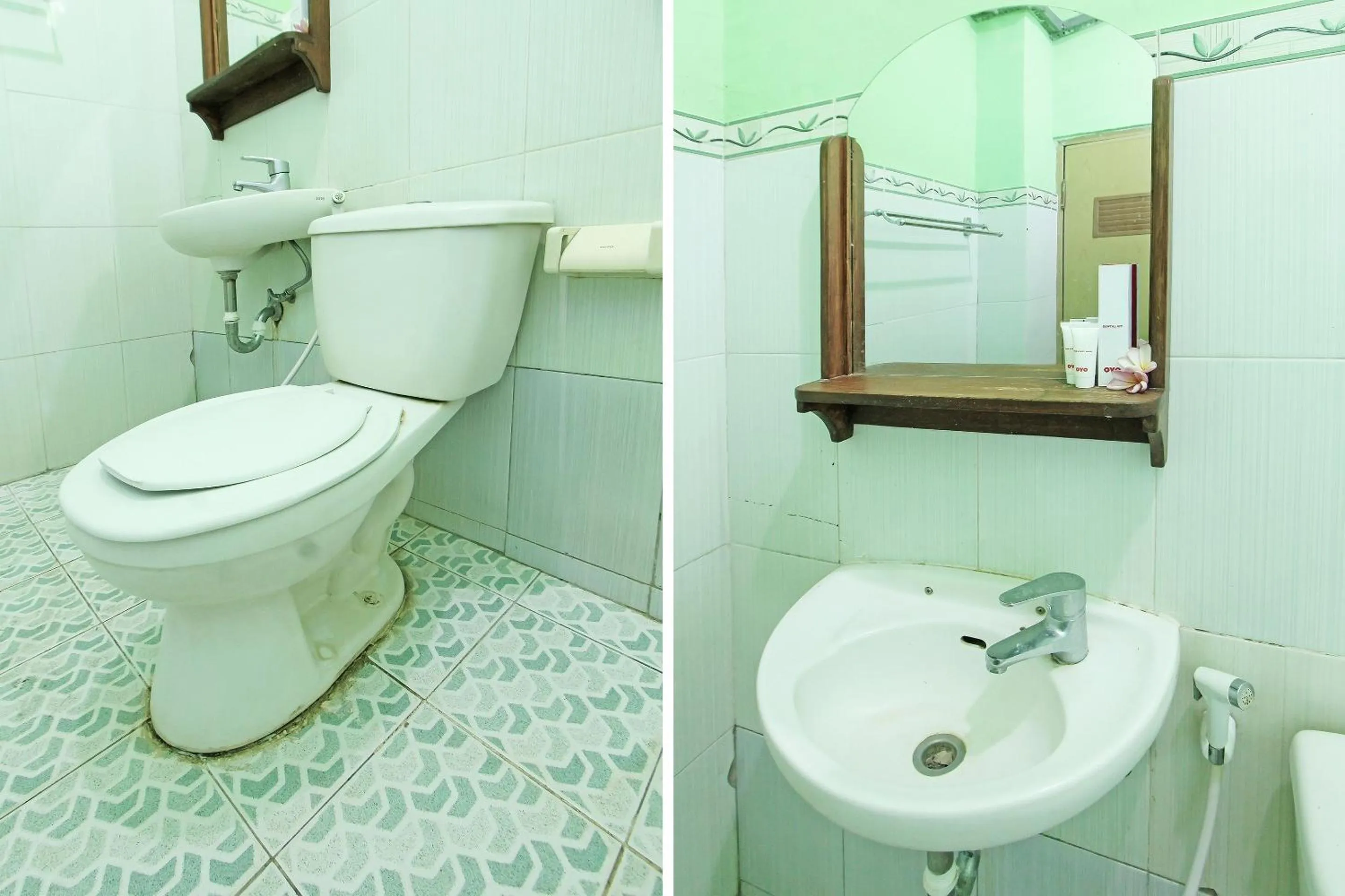 Bathroom in OYO 91564 Ayodya Guest House