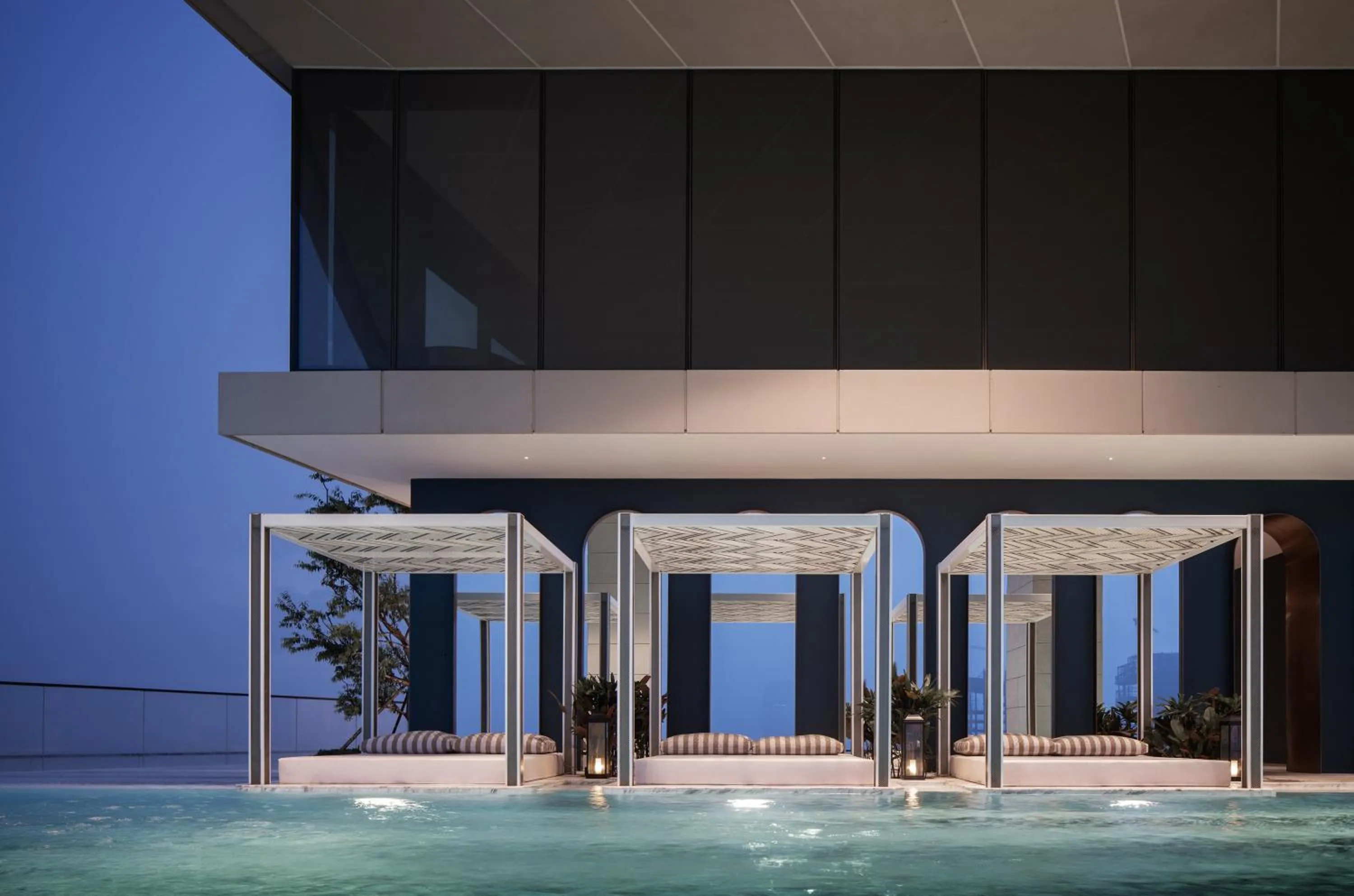 Swimming pool in Citadines Flatiron Phnom Penh