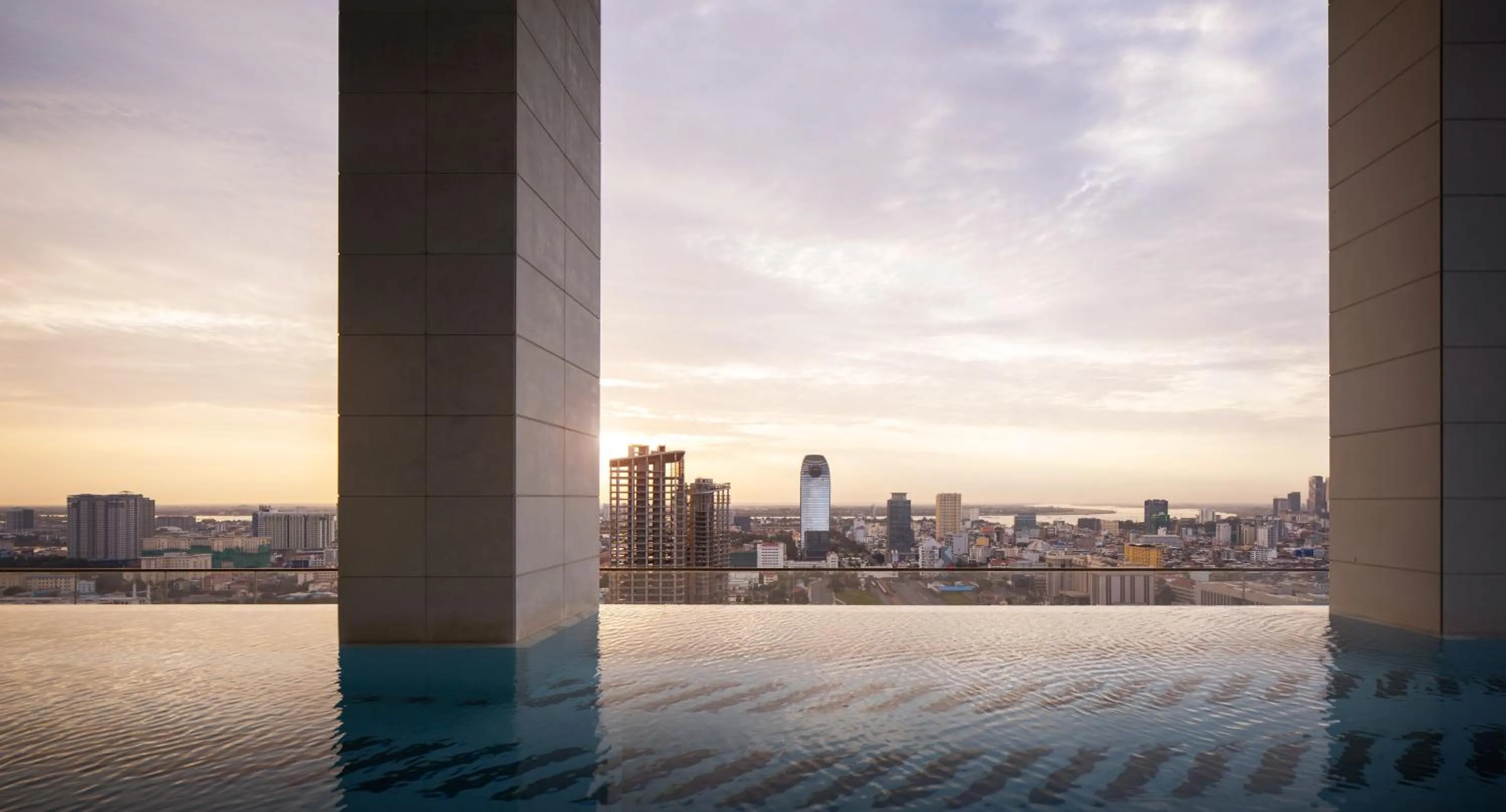 Swimming pool in Citadines Flatiron Phnom Penh