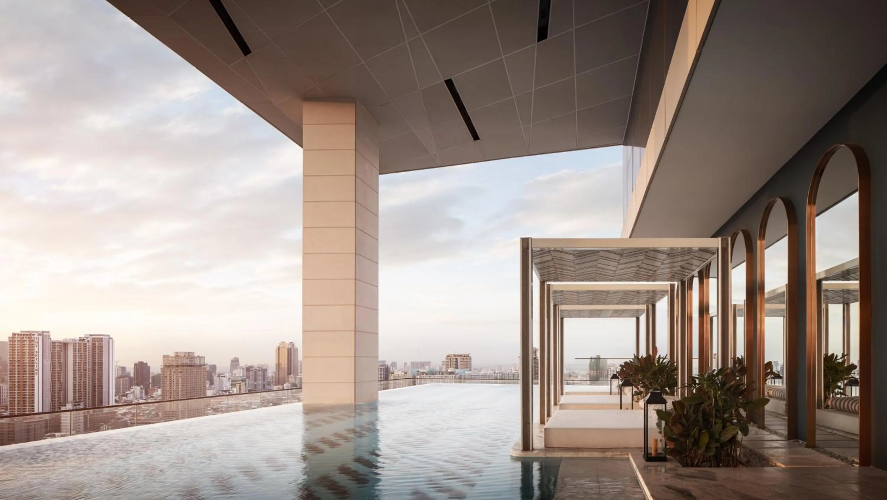 Swimming pool in Citadines Flatiron Phnom Penh