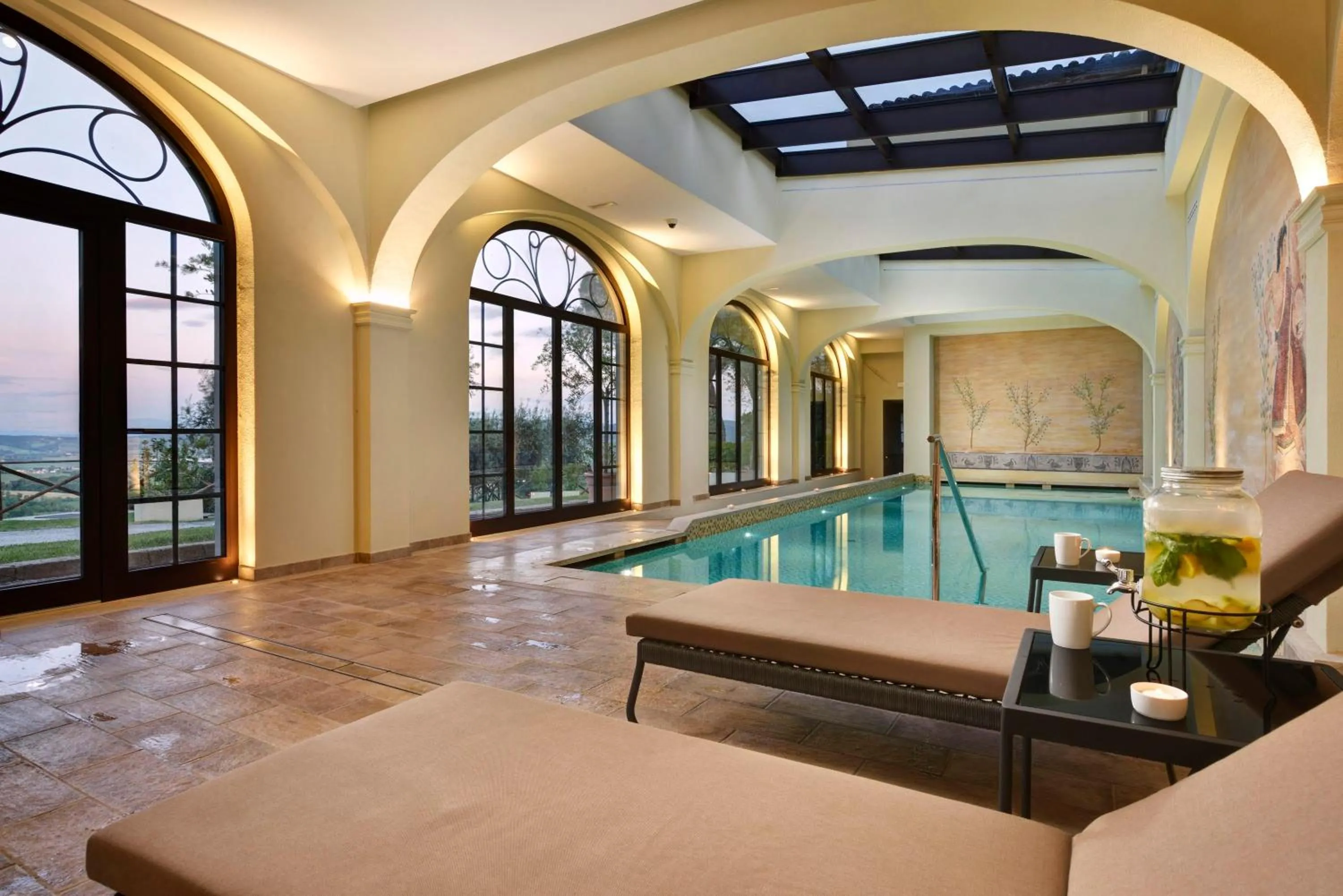 Pool view in Relais Villa Monte Solare Wellness & SPA