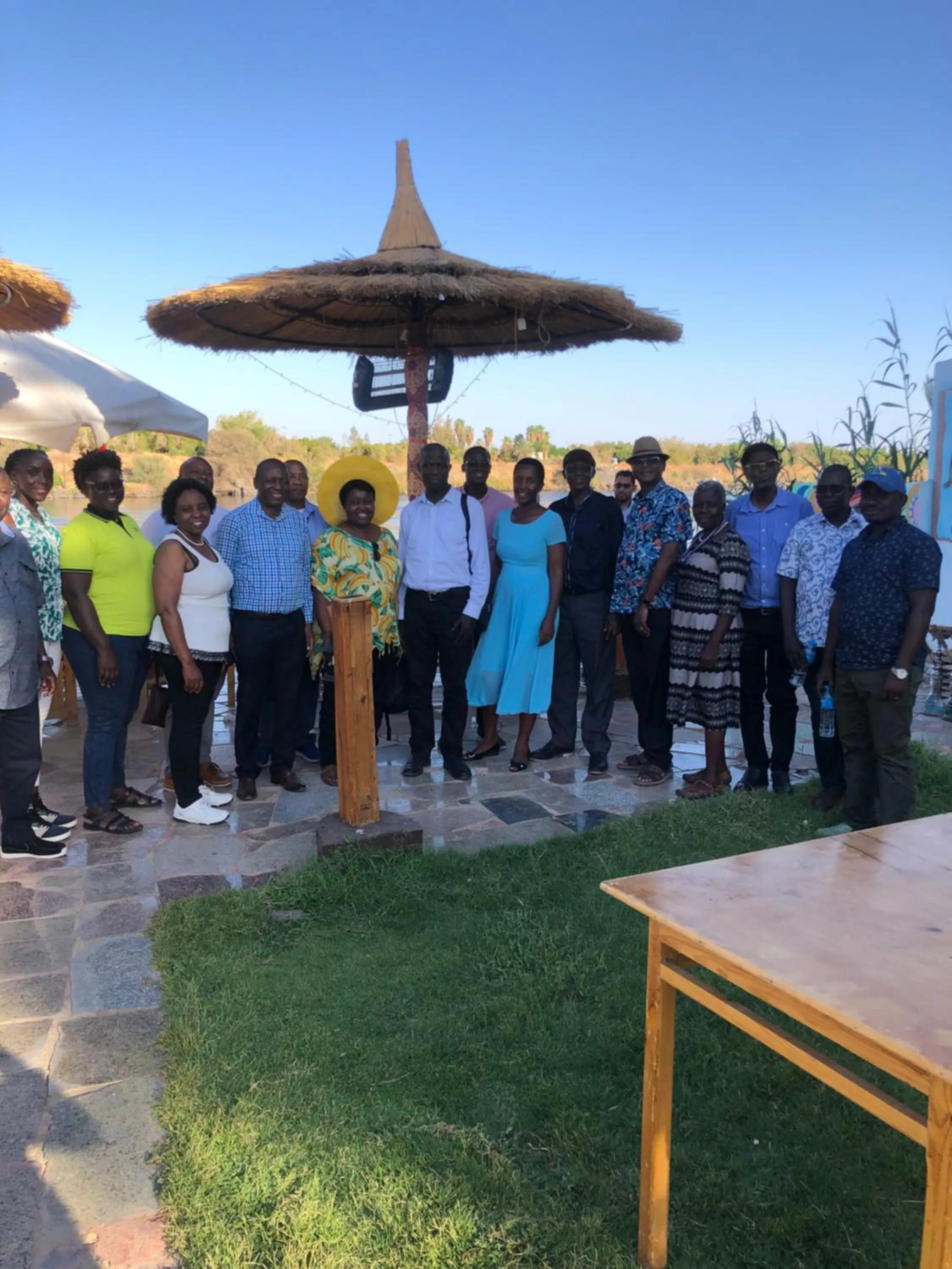 group of guests in Fenti Nubian Resort