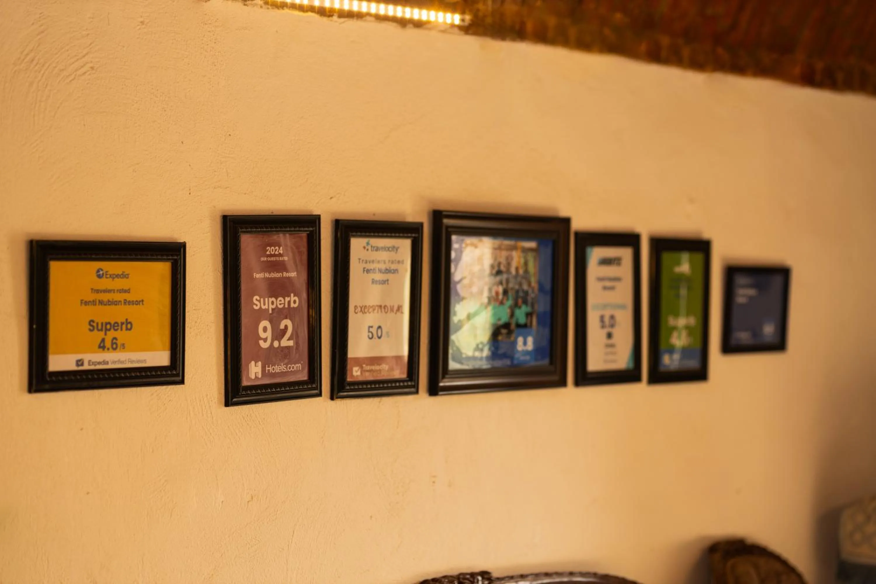 Certificate/Award in Fenti Nubian Resort