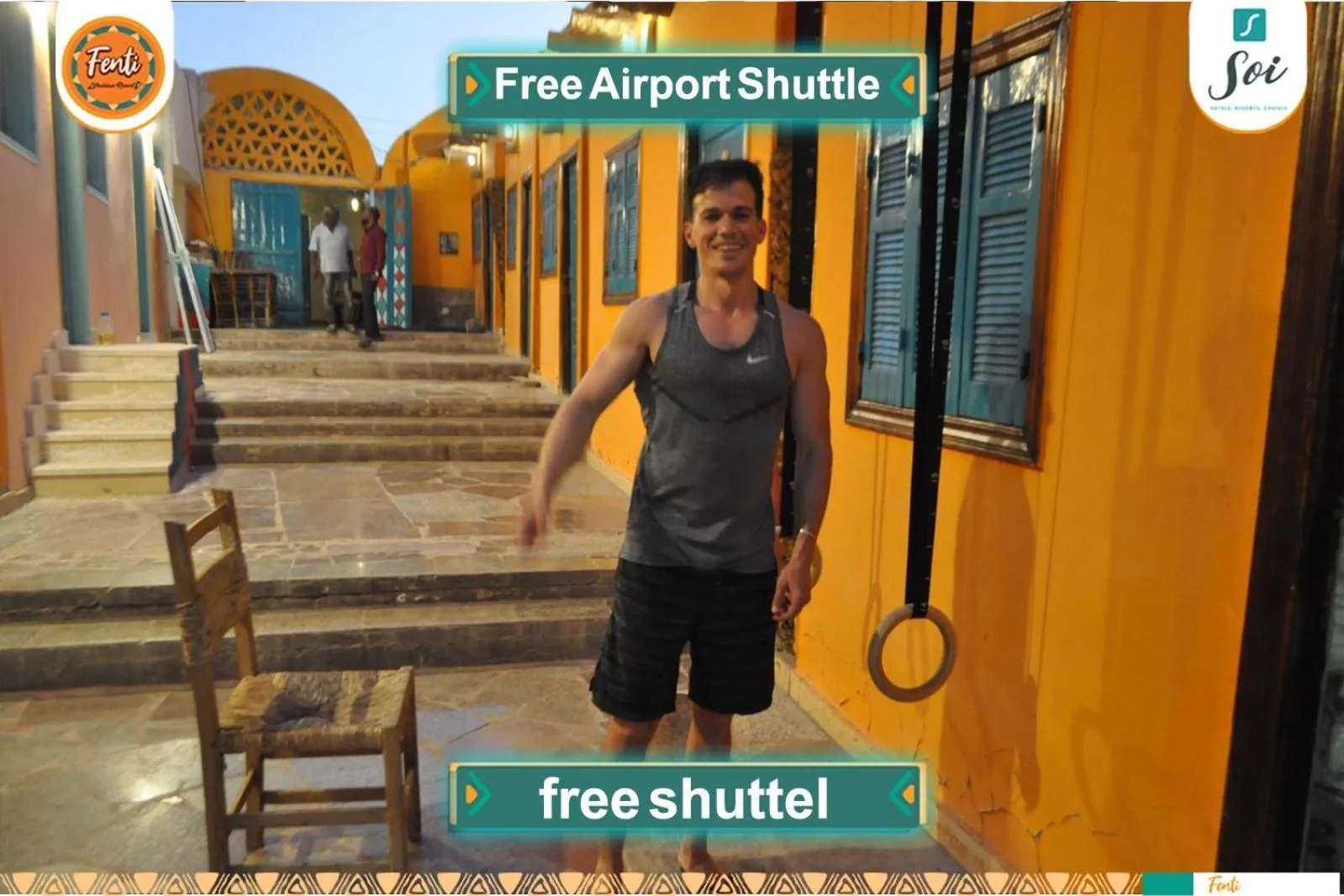 People in Fenti Nubian Resort