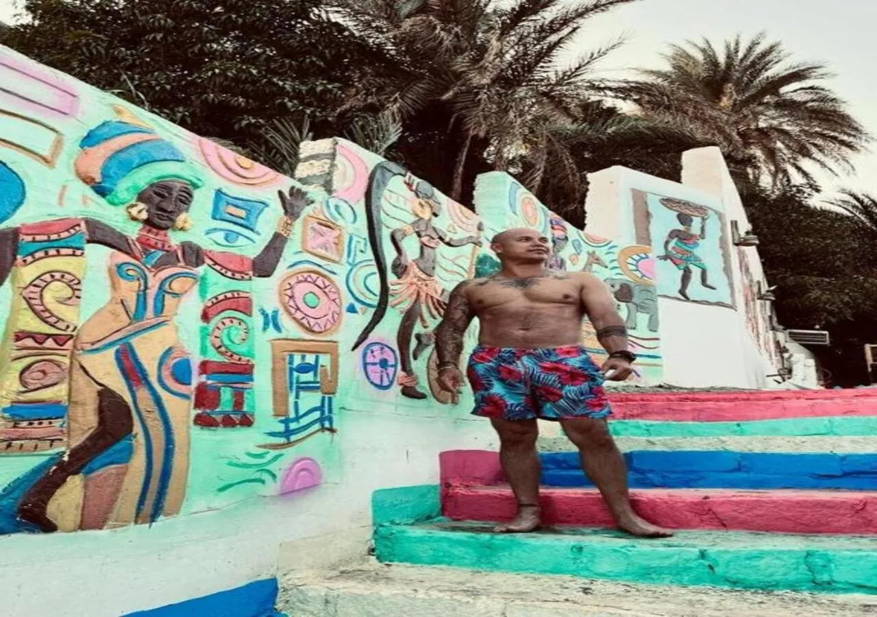 group of guests in Fenti Nubian Resort