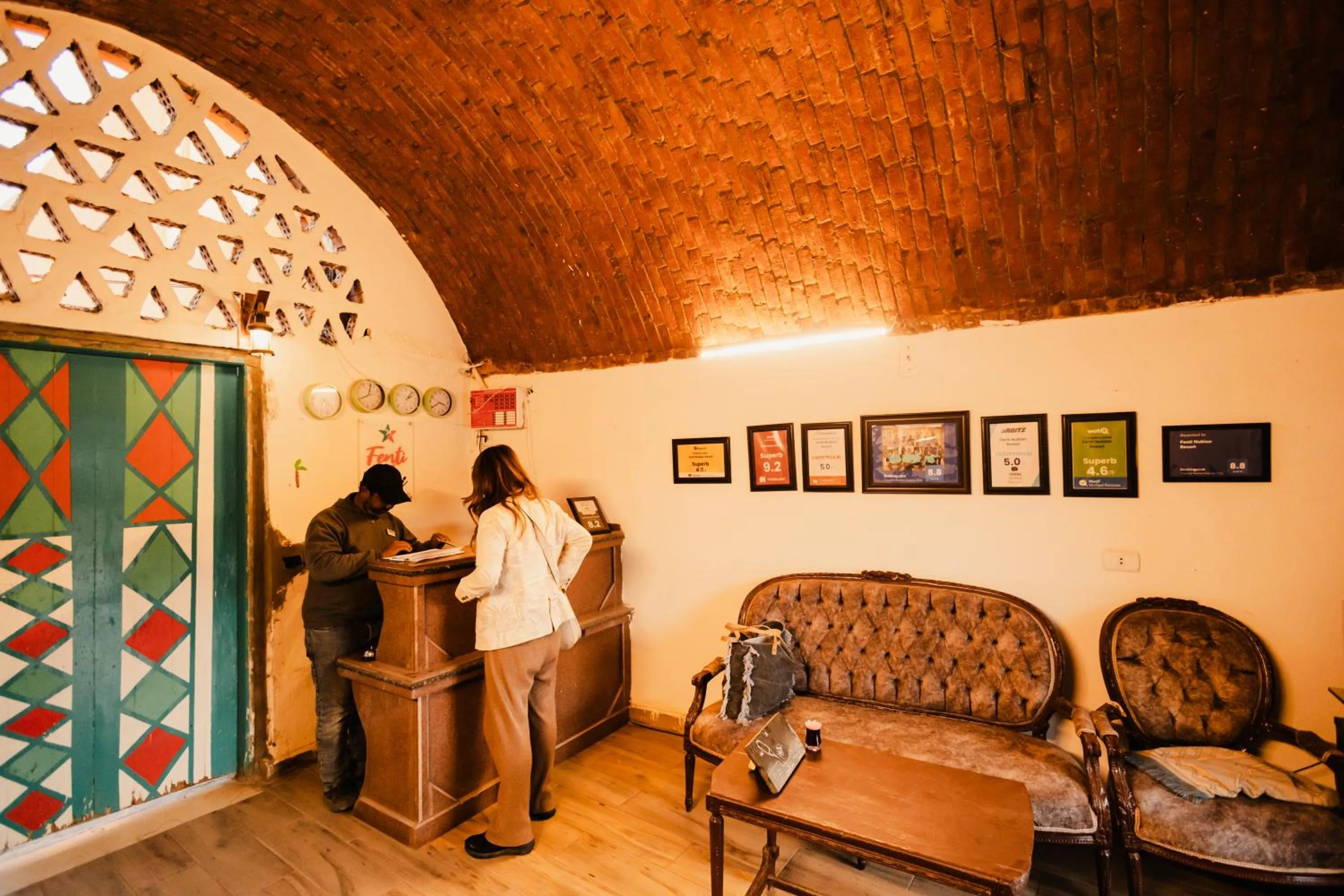 group of guests in Fenti Nubian Resort