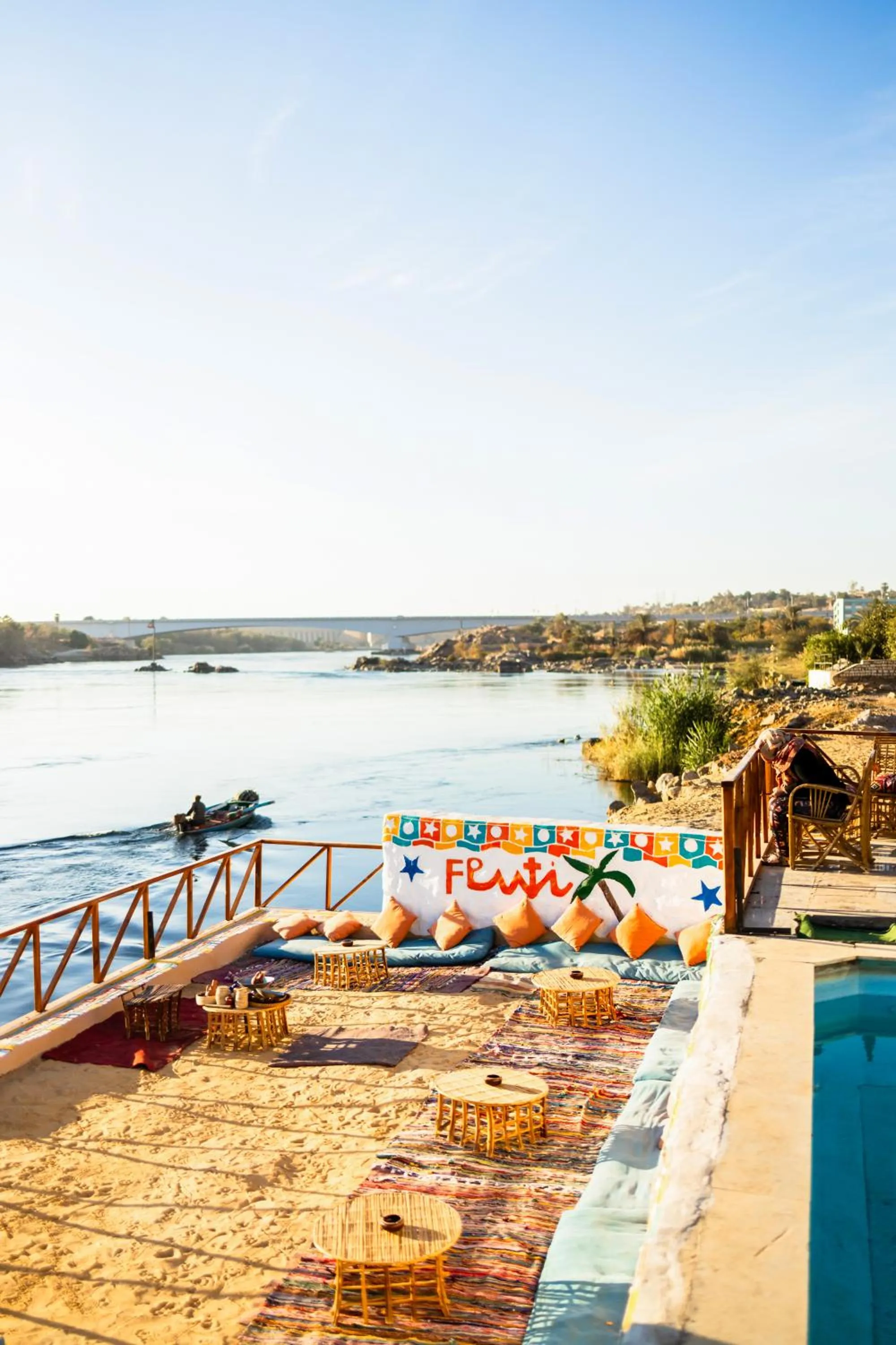 Seating area in Fenti Nubian Resort