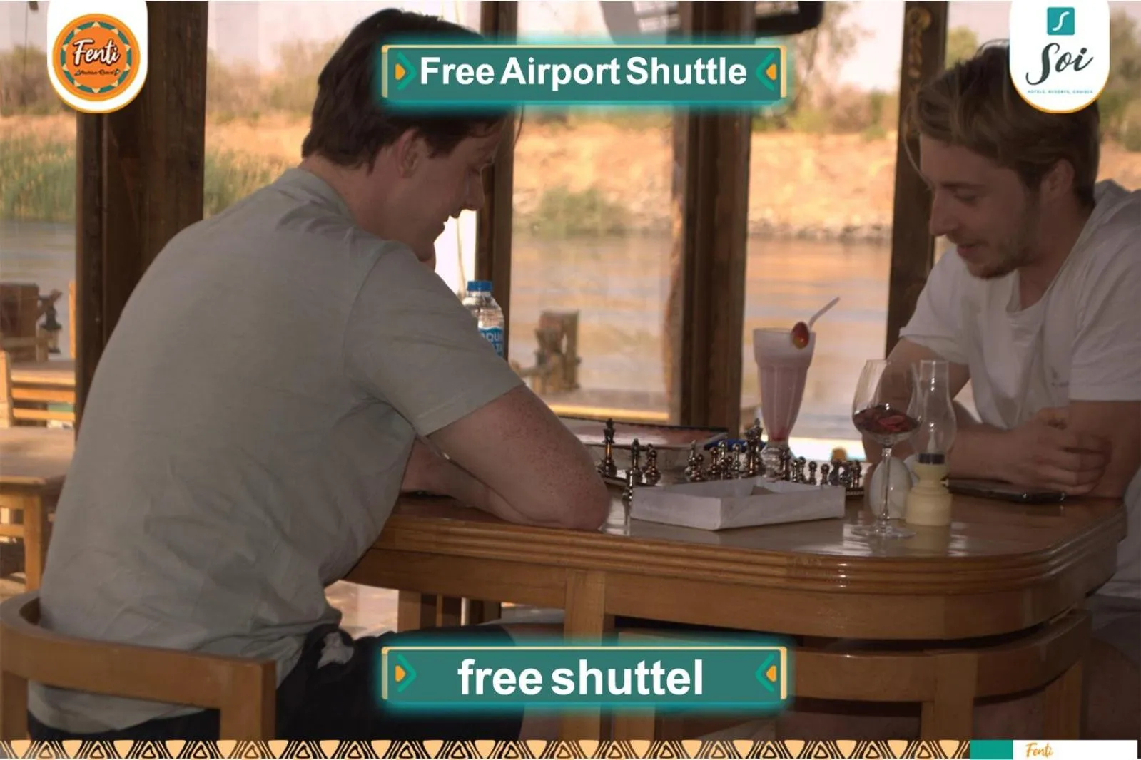 People in Fenti Nubian Resort