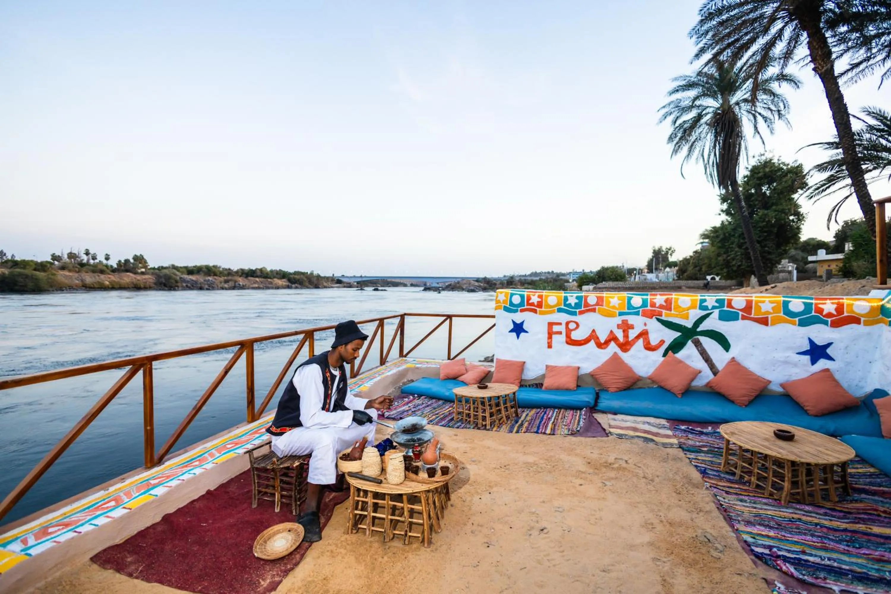Seating area in Fenti Nubian Resort