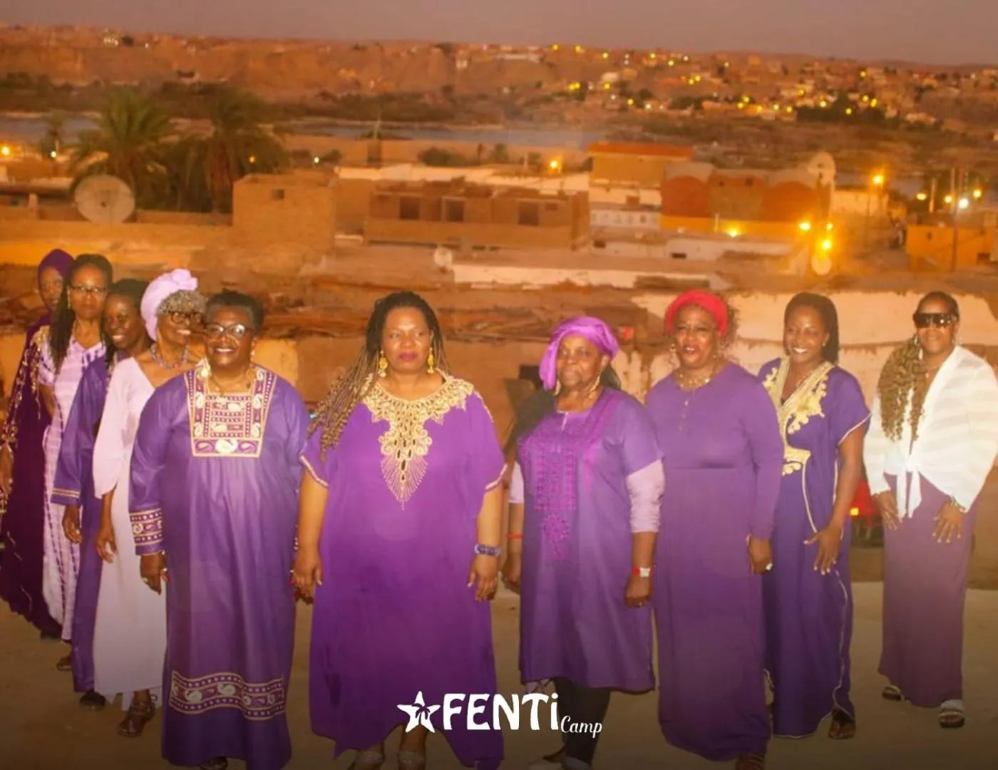 group of guests in Fenti Nubian Resort