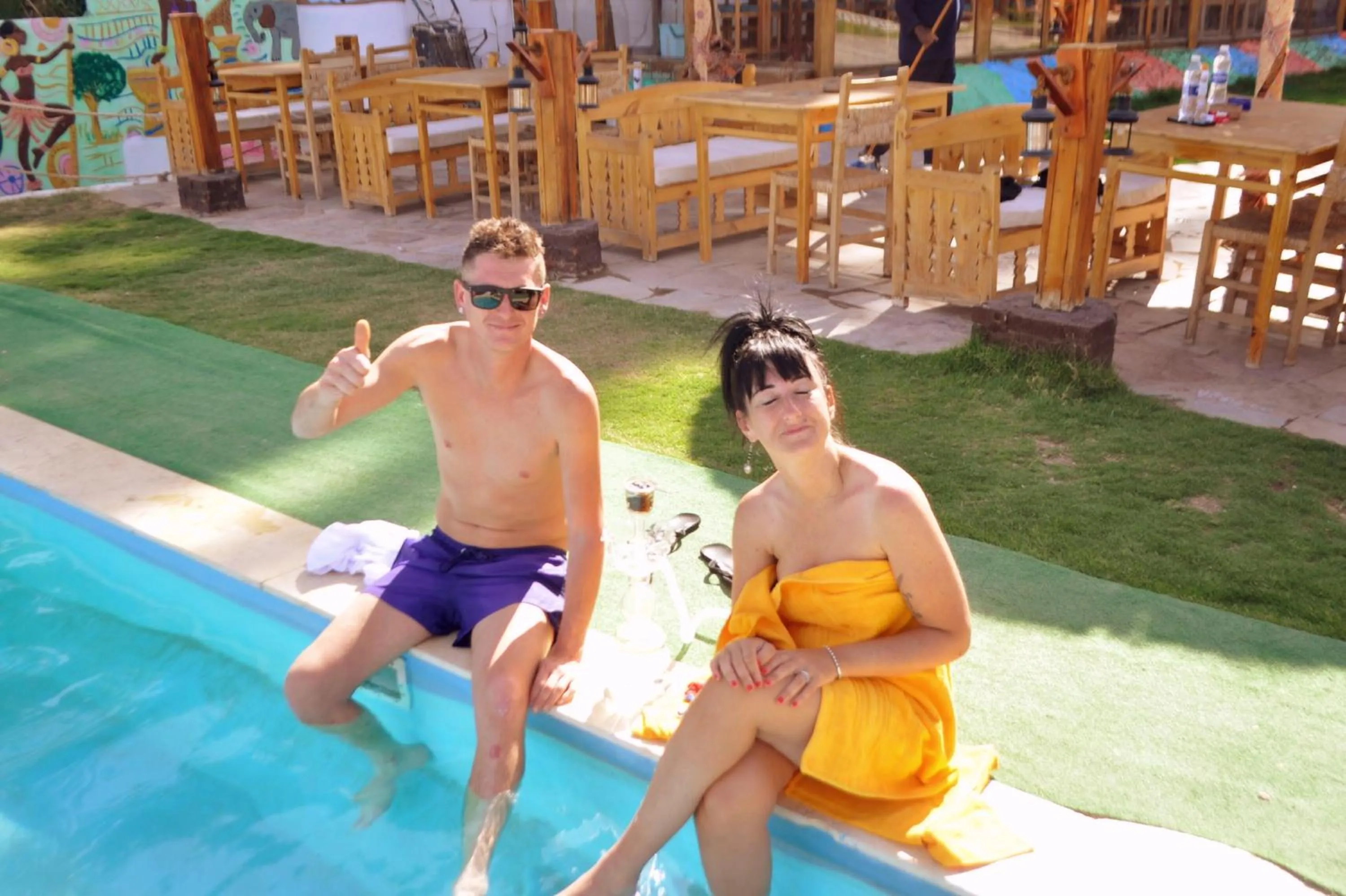 Swimming pool in Fenti Nubian Resort