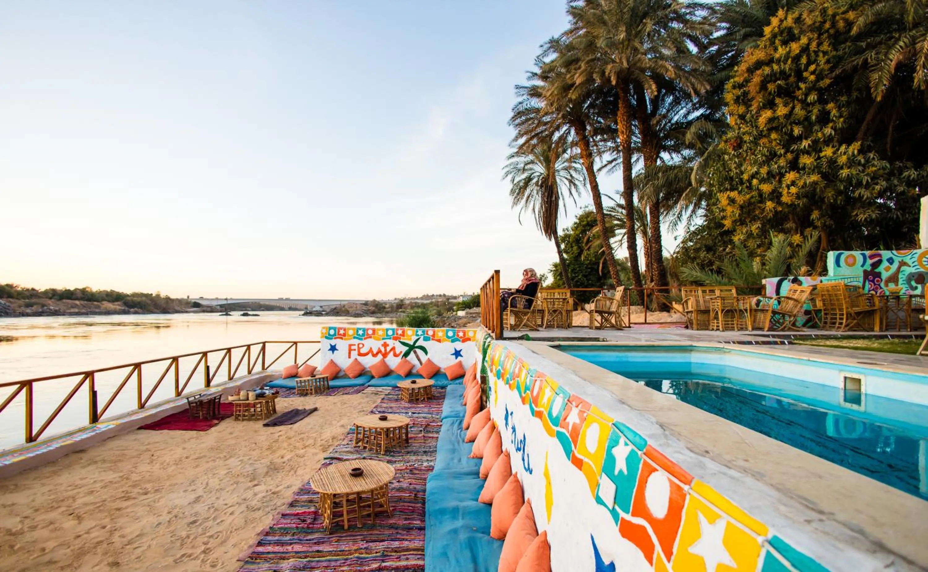 Seating area in Fenti Nubian Resort
