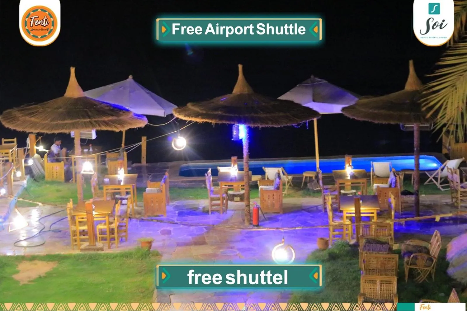 Pool view in Fenti Nubian Resort