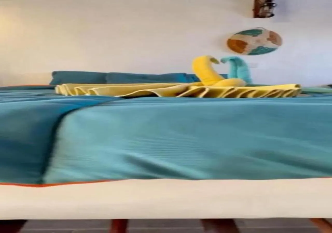 Decorative detail, Bed in Fenti Nubian Resort