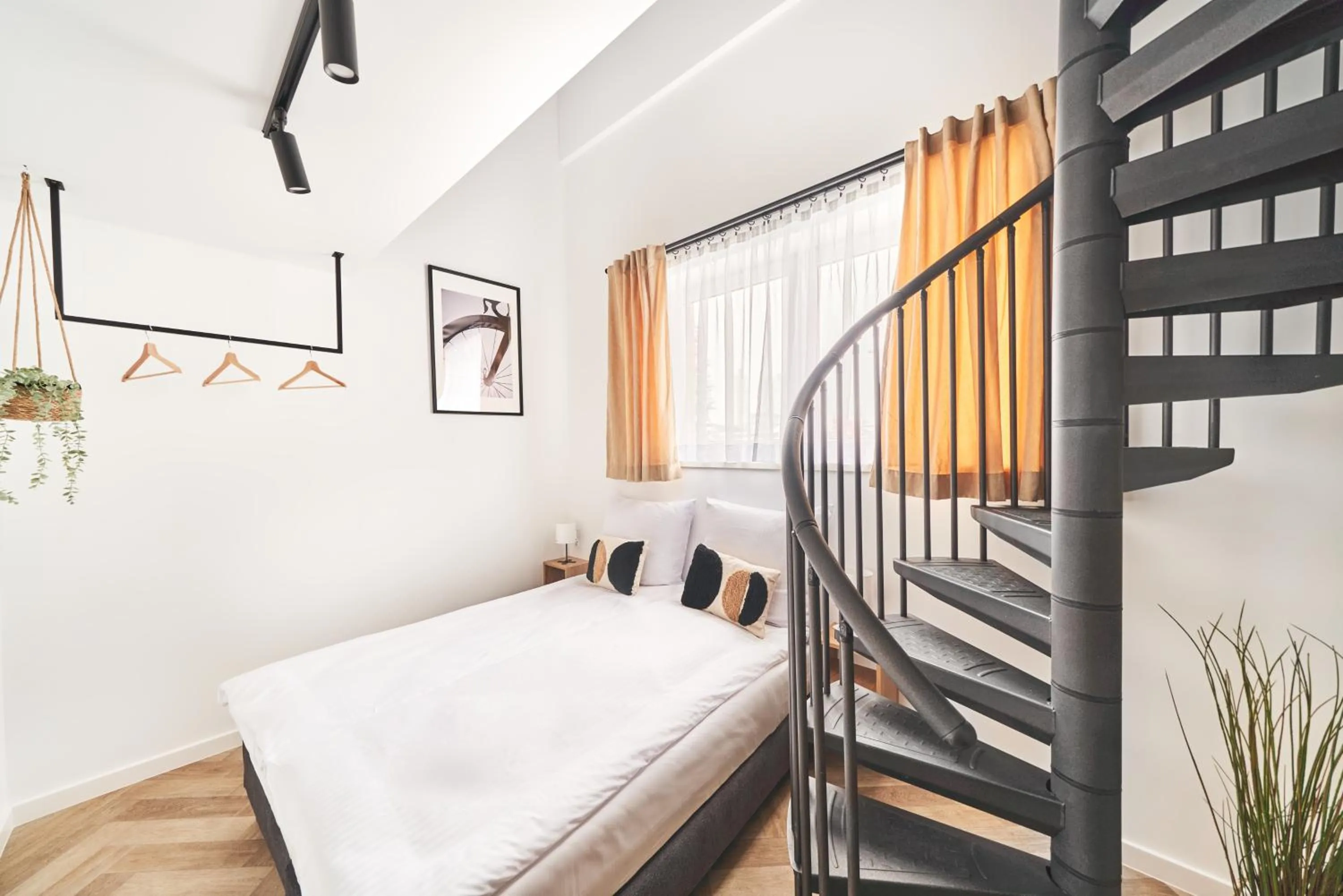 Bed in Na Fursie Apartments & Rooms