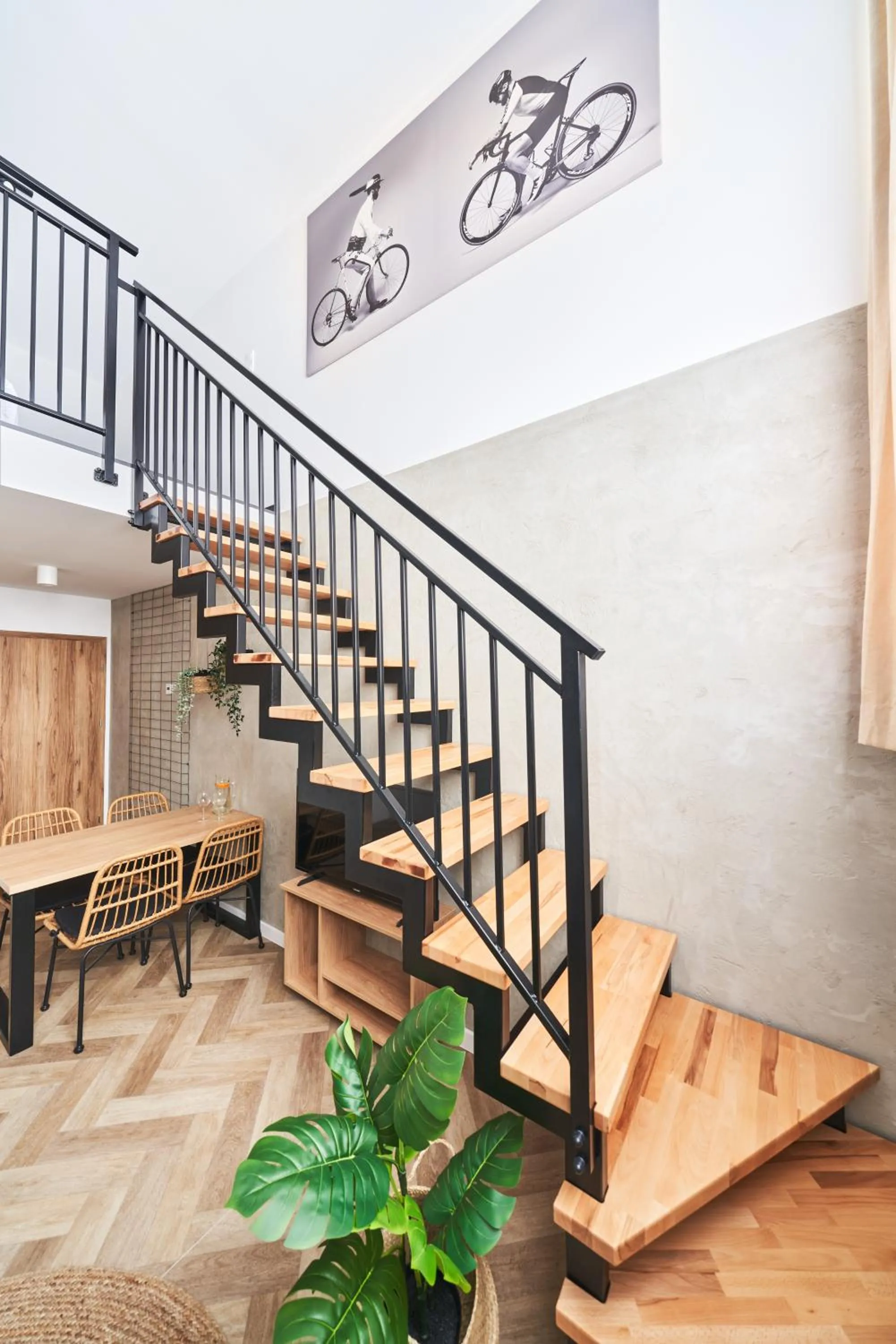 Bed in Na Fursie Apartments & Rooms