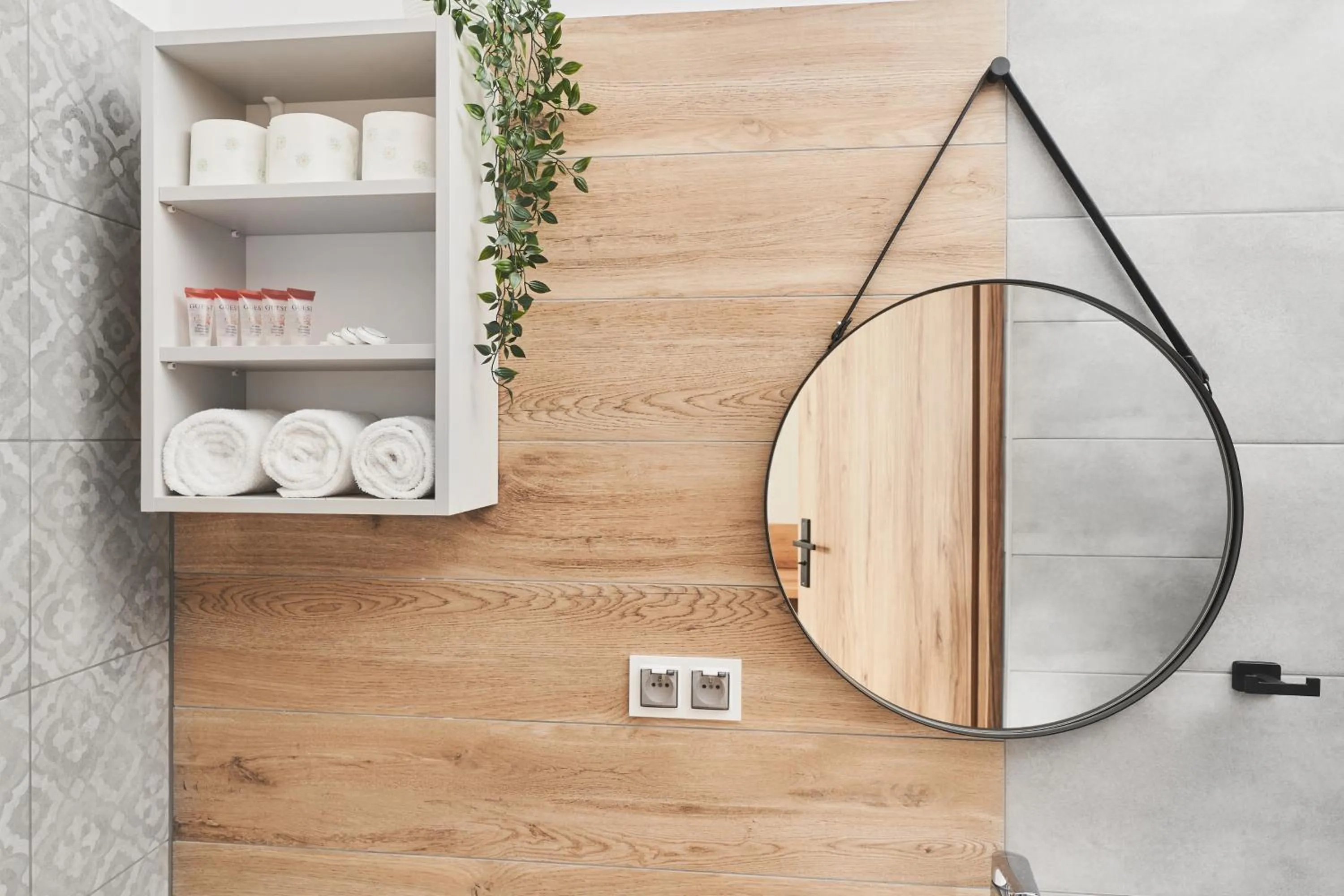 Bathroom in Na Fursie Apartments & Rooms