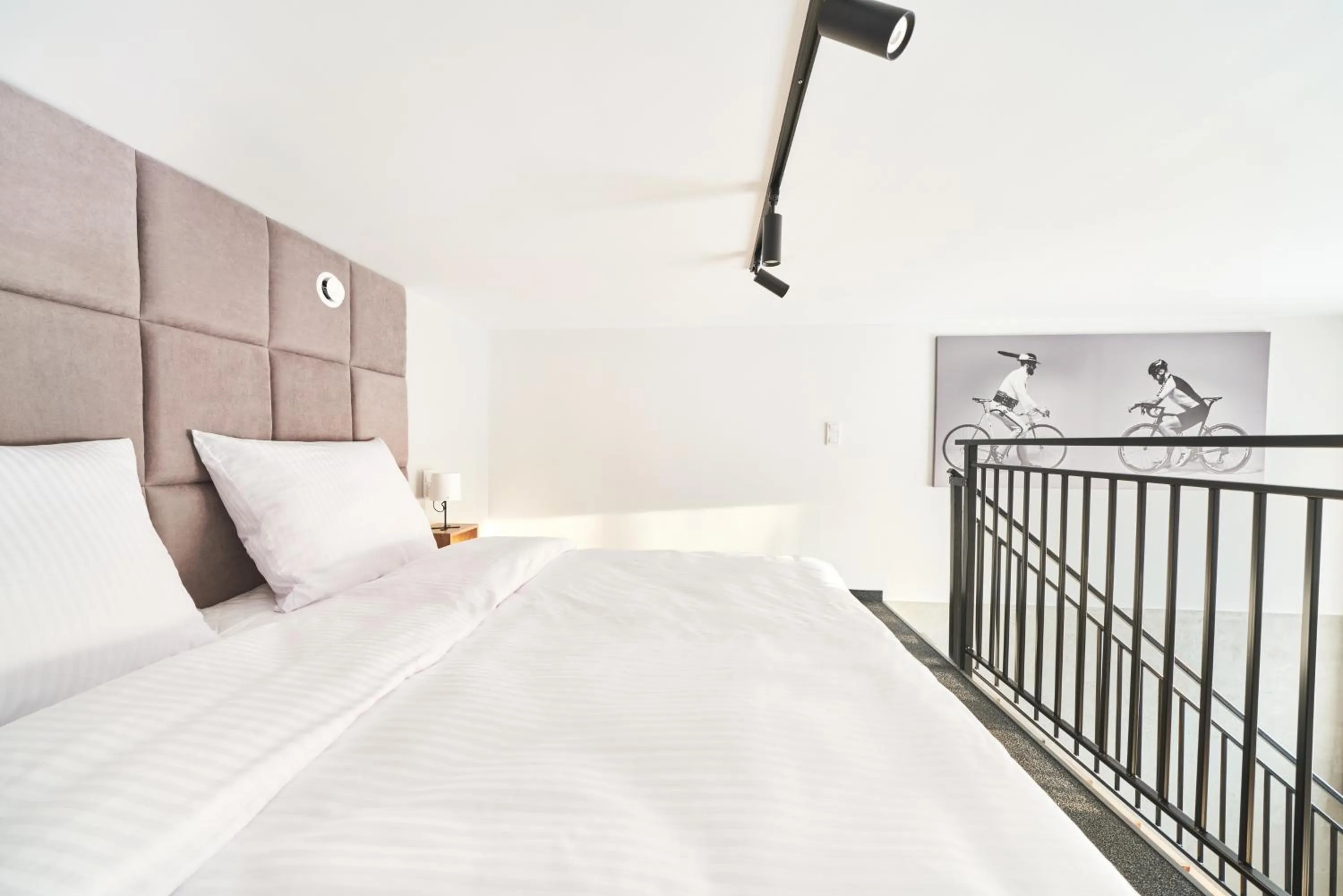 Bed in Na Fursie Apartments & Rooms