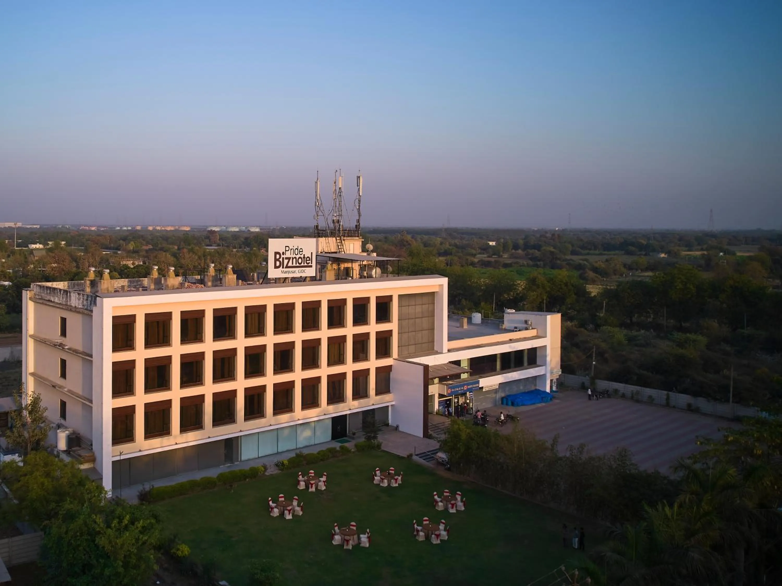 Bird's eye view in Pride Biznotel Manjusar Vadodara Near Sokhda Lake