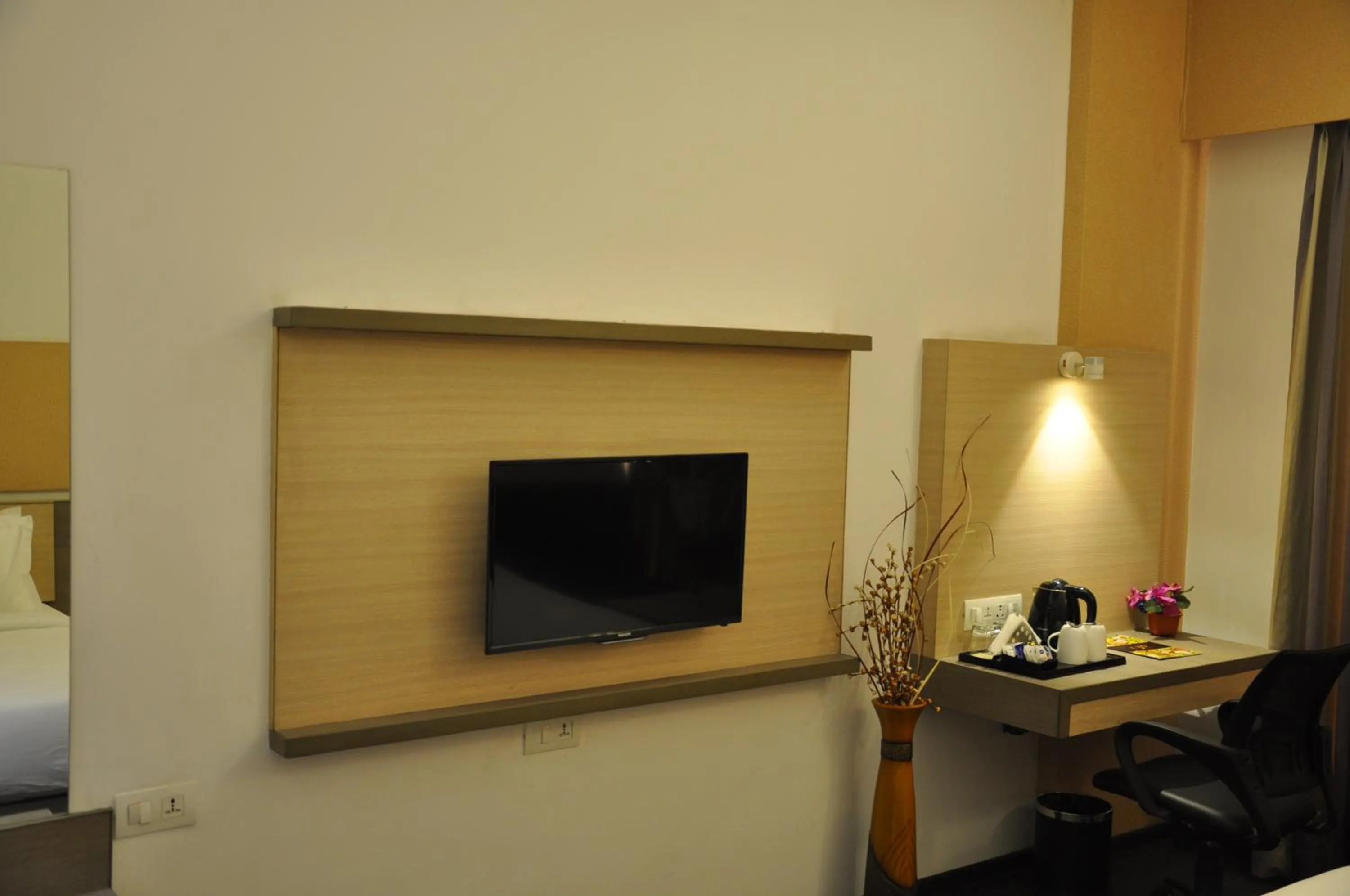 TV and multimedia in Pride Biznotel Manjusar Vadodara Near Sokhda Lake