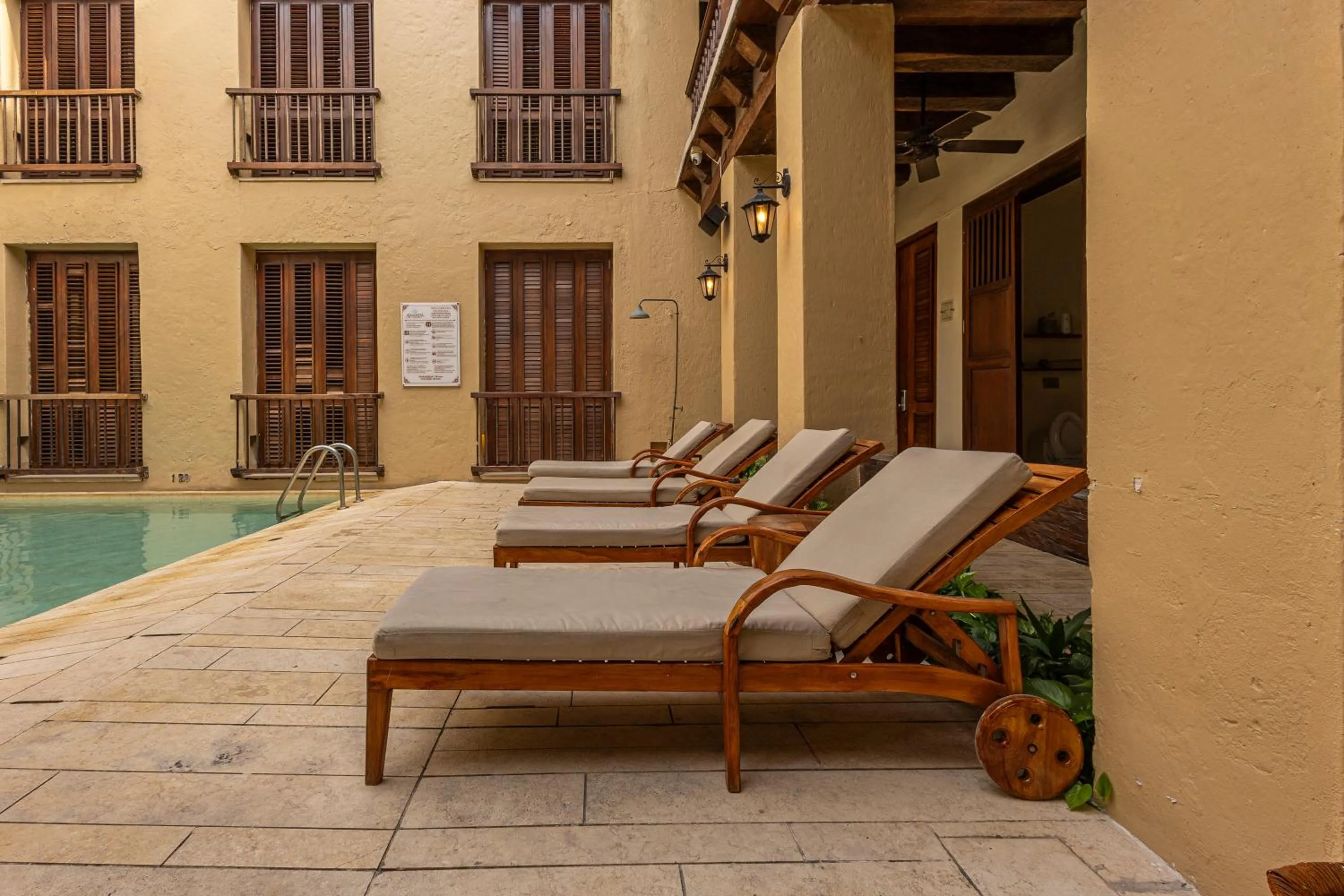 Swimming pool in Ananda Hotel Boutique