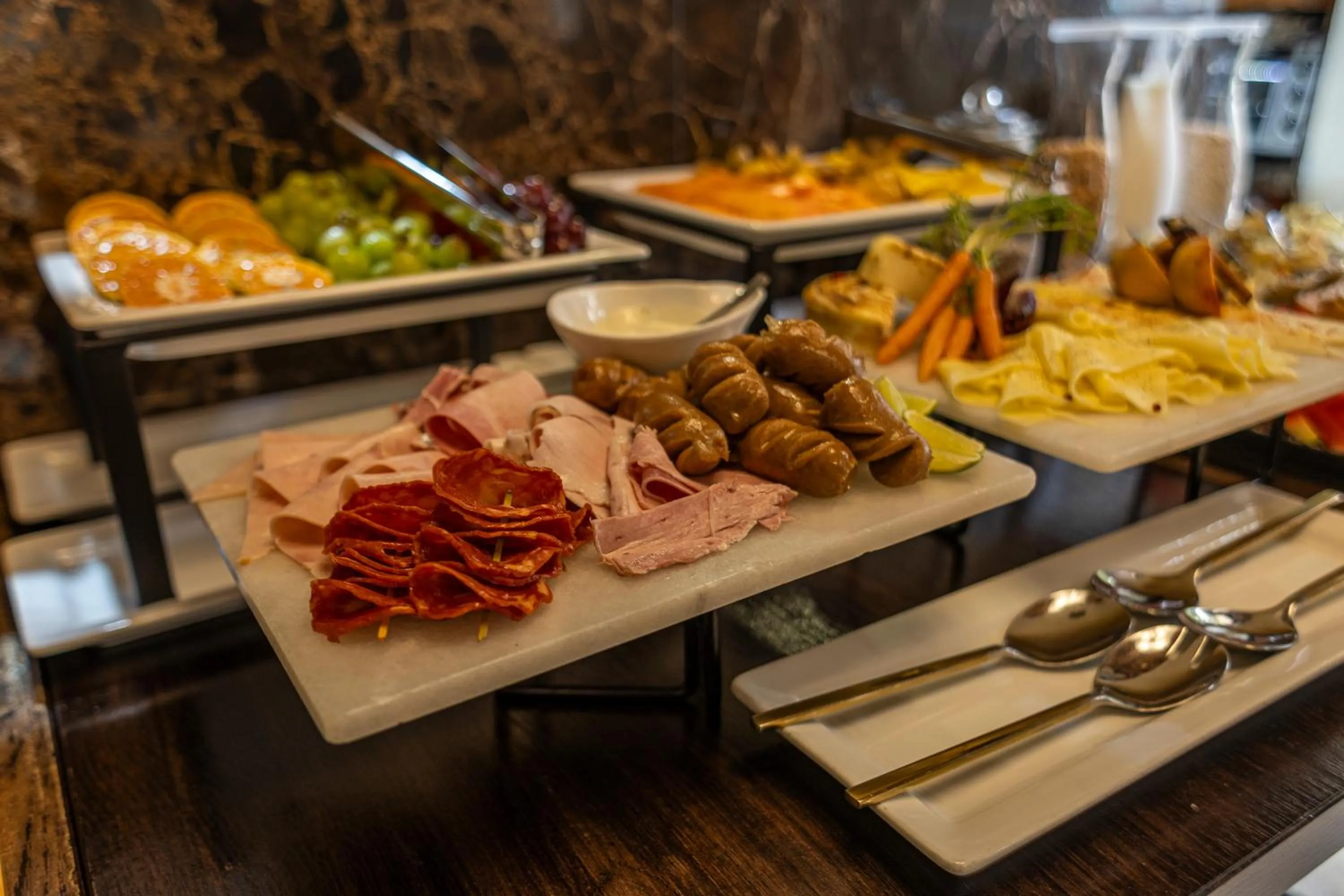 Buffet breakfast in Ananda Hotel Boutique