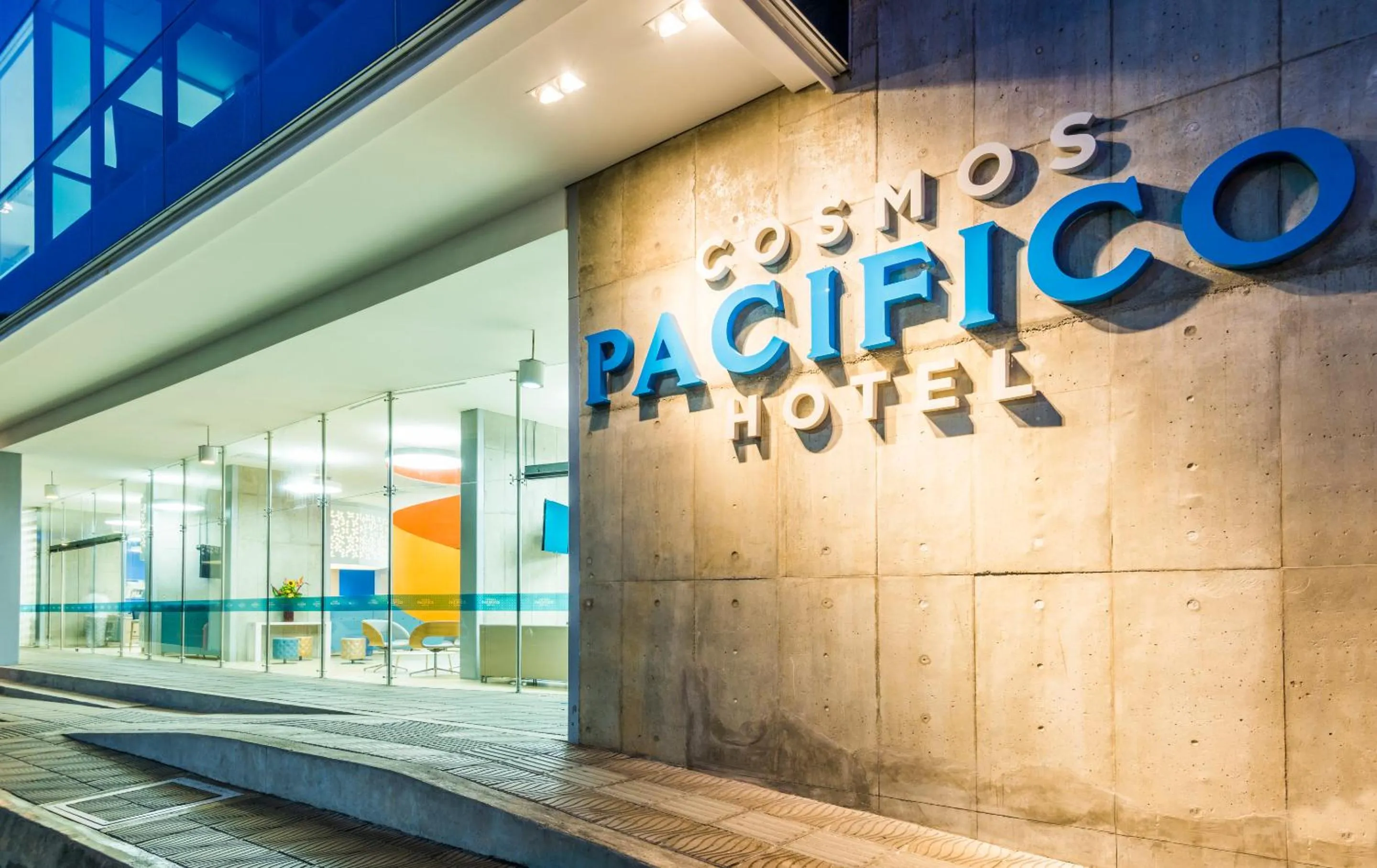 Facade/entrance in Cosmos Pacifico Hotel