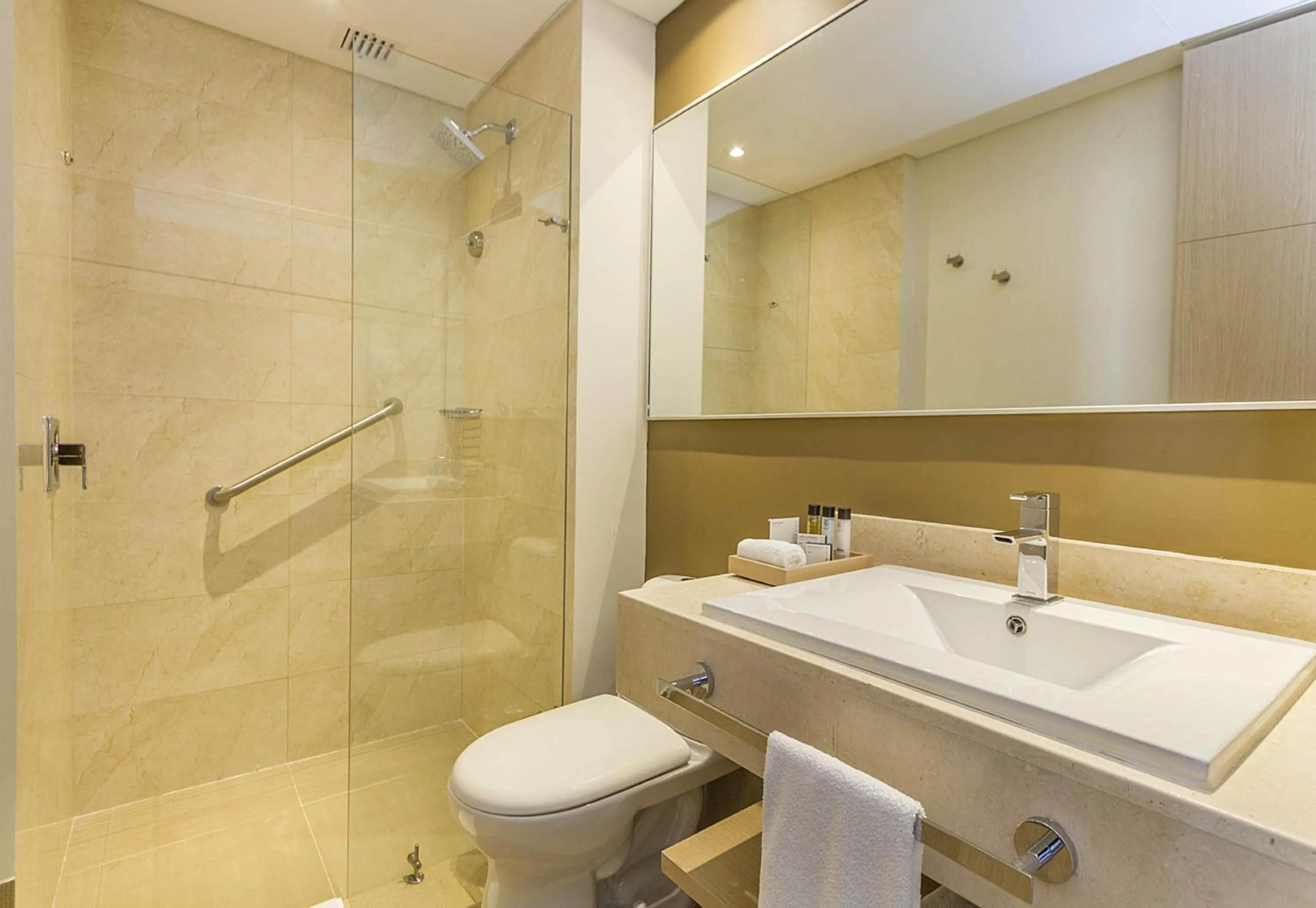 Shower in Cosmos Pacifico Hotel