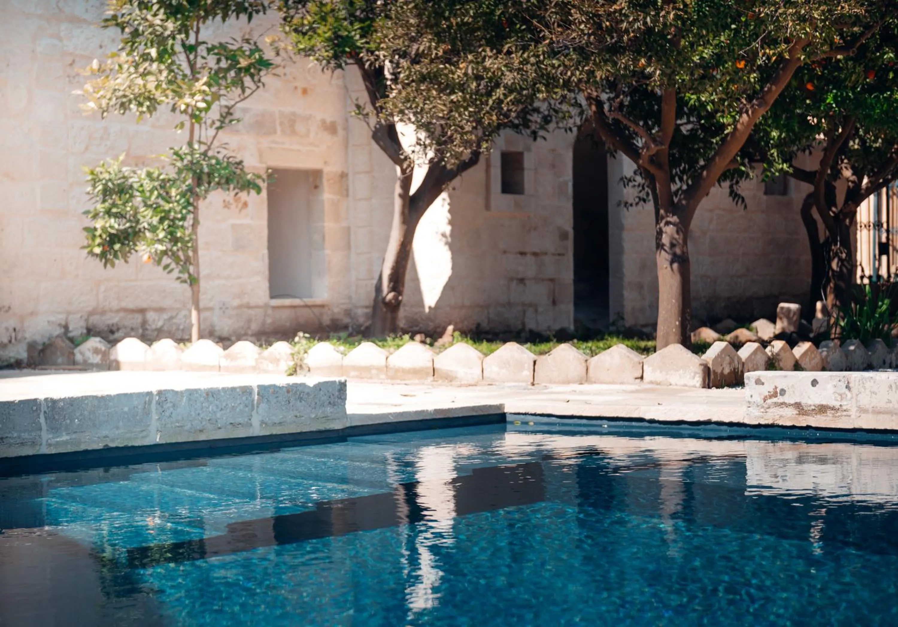 Pool view in Tenuta Tresca Suites - Dimora Storica