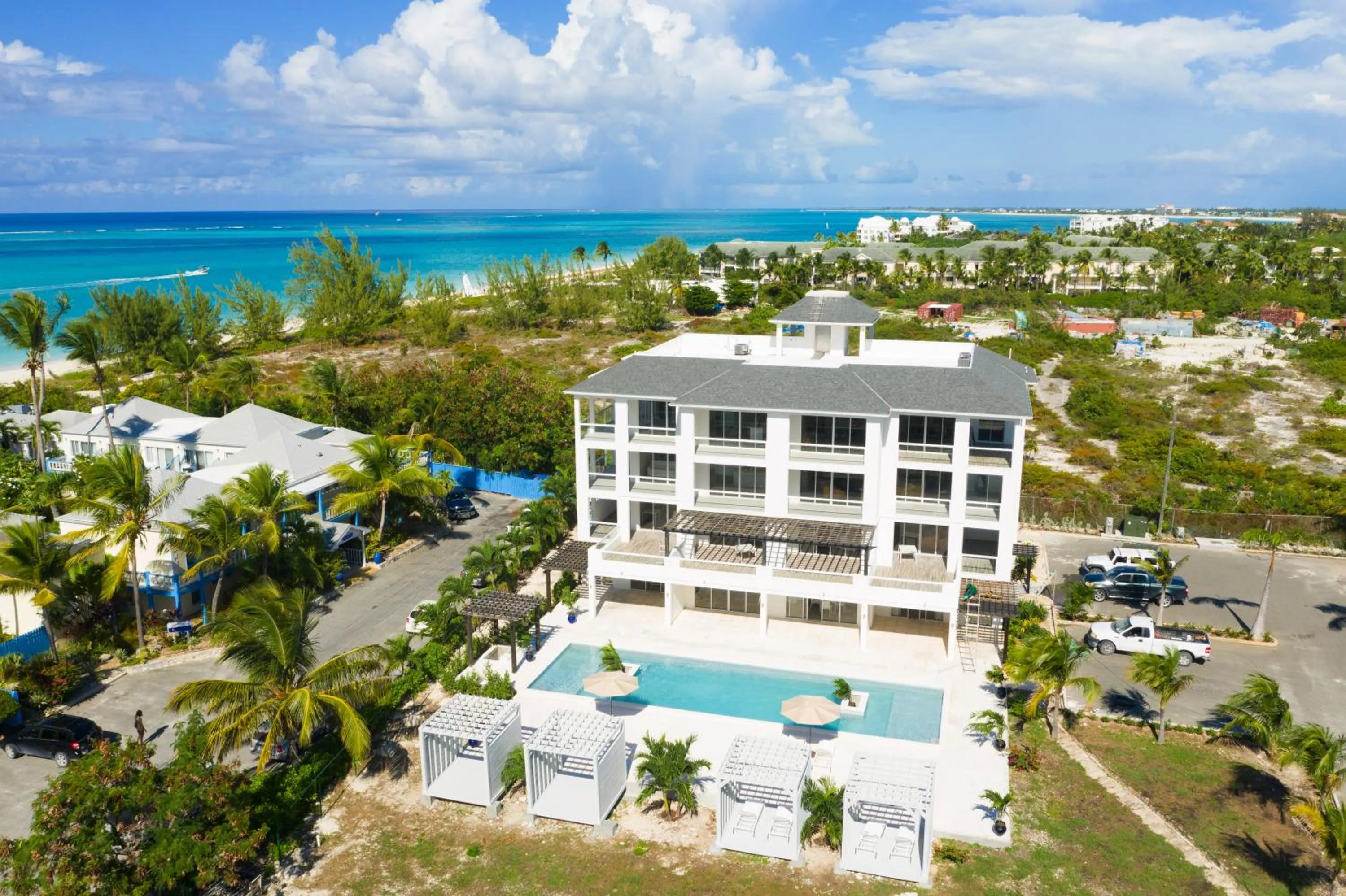 Bird's eye view in The Tides, Grace Bay